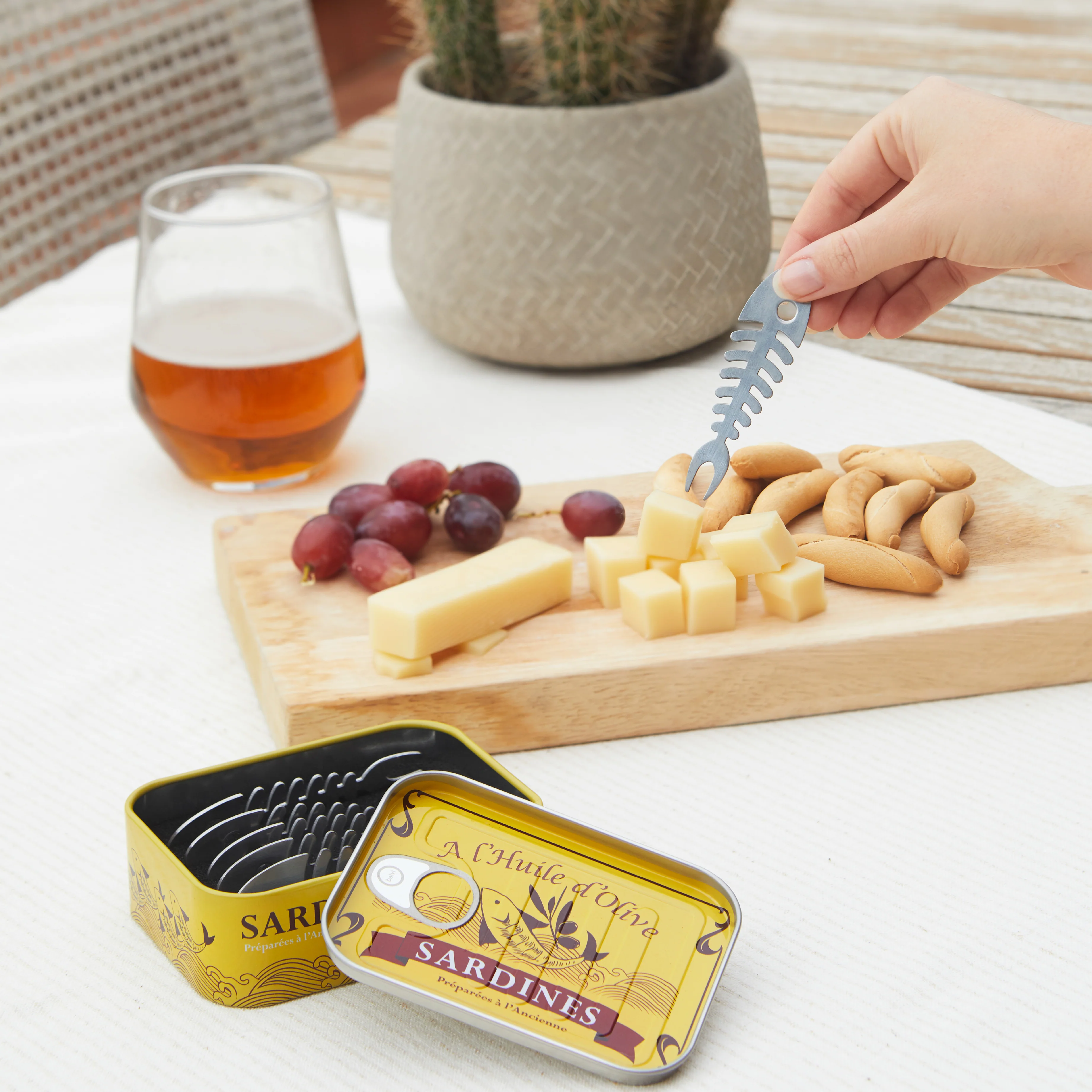 Conserverie Sardines Snack Forks | Set of 6 - Image 4