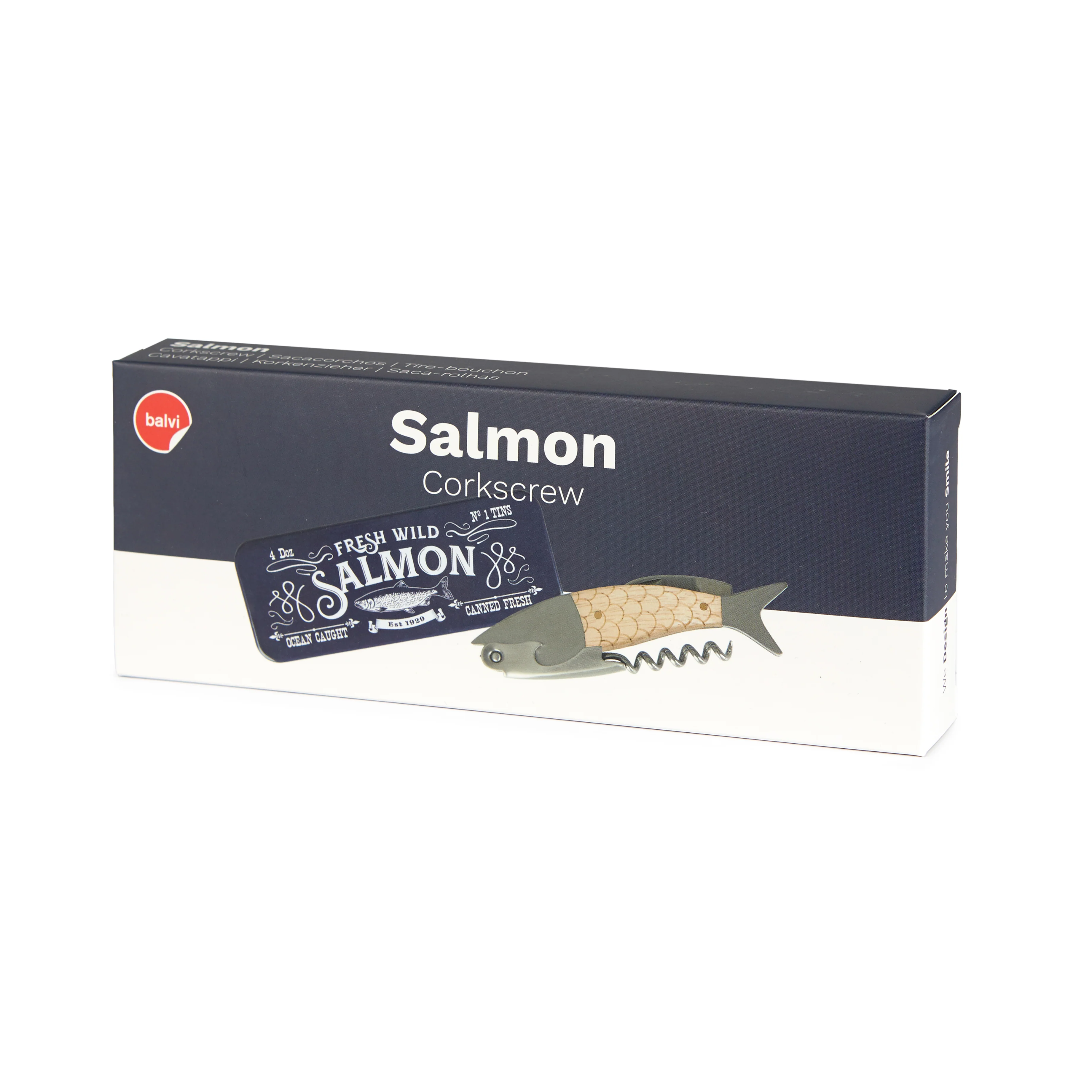 Conserverie Wild Salmon Corkscrew in Tin - Image 5