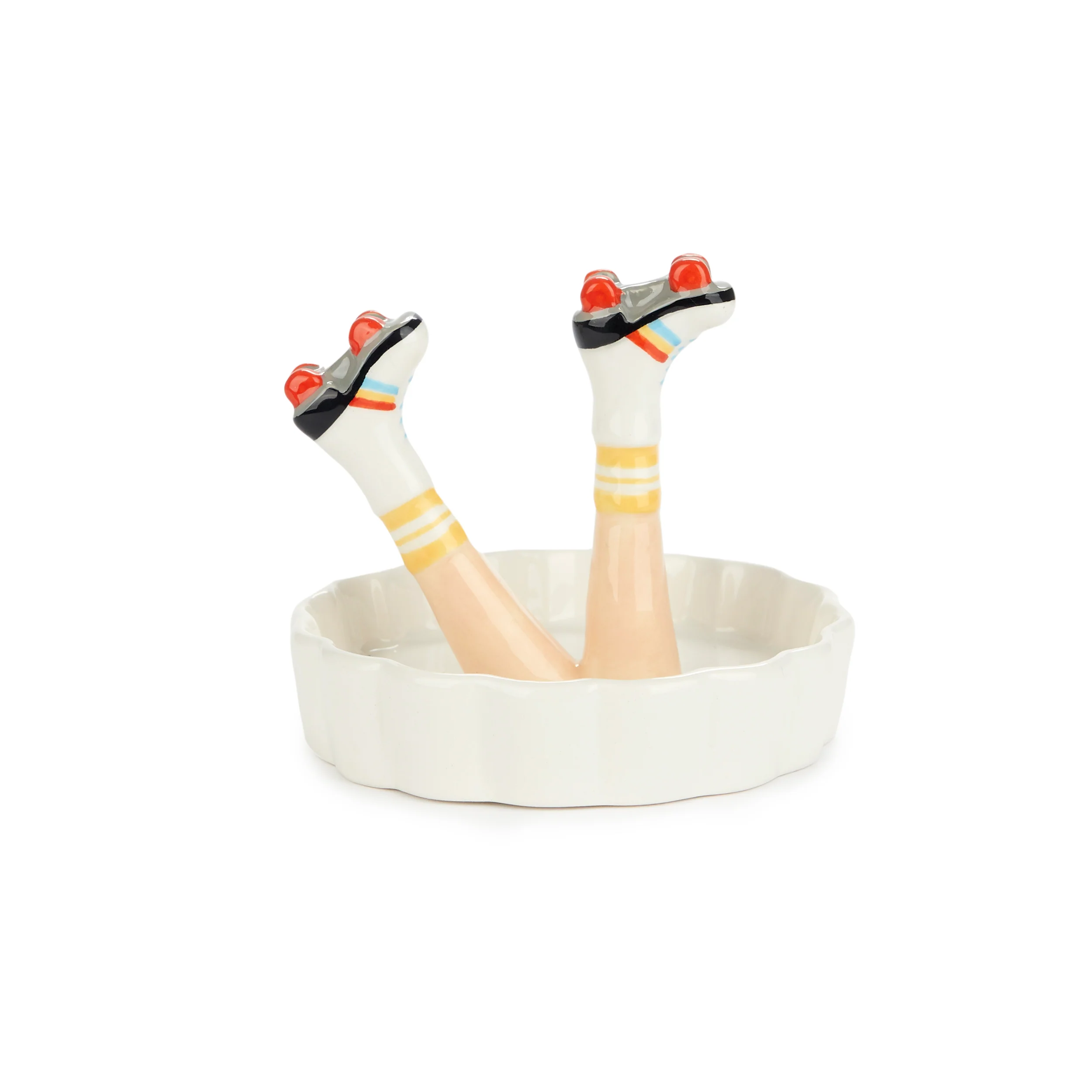 Happy Legs Trinket Tray | Retro Roller Skates