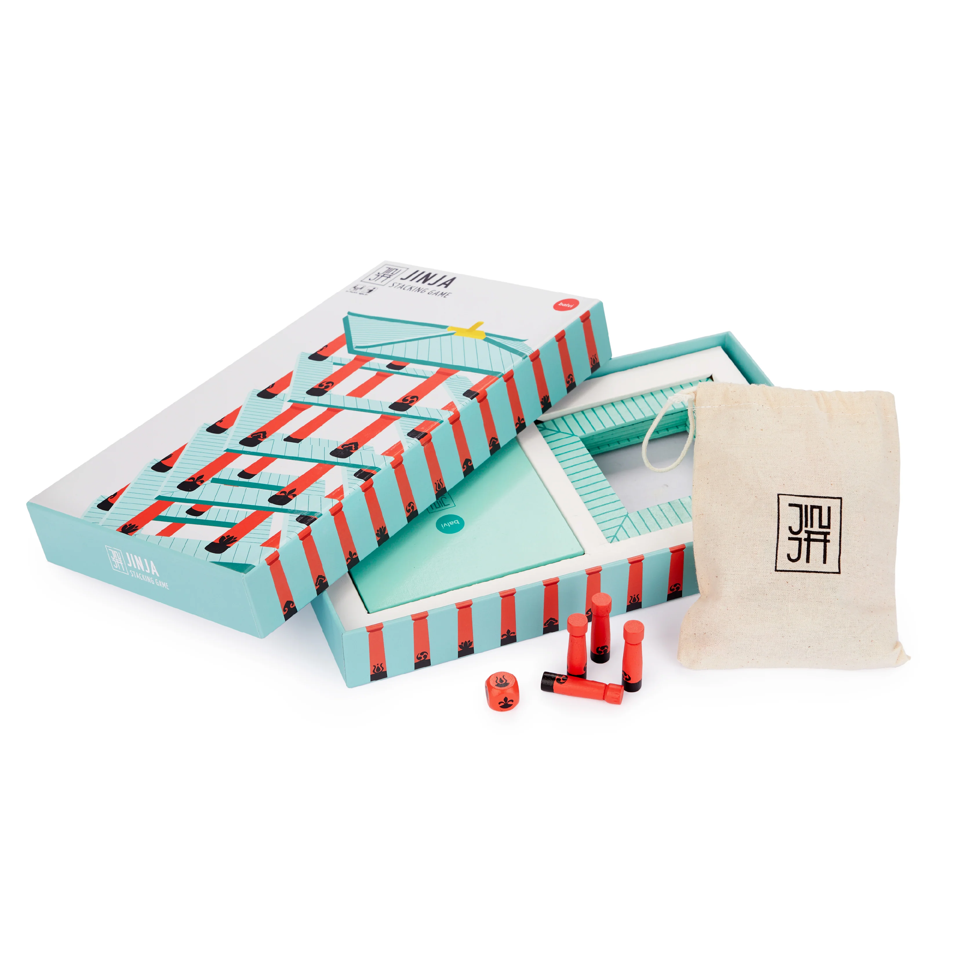 Jinja Japanese-Inspired Tower Stacking Game - Image 3