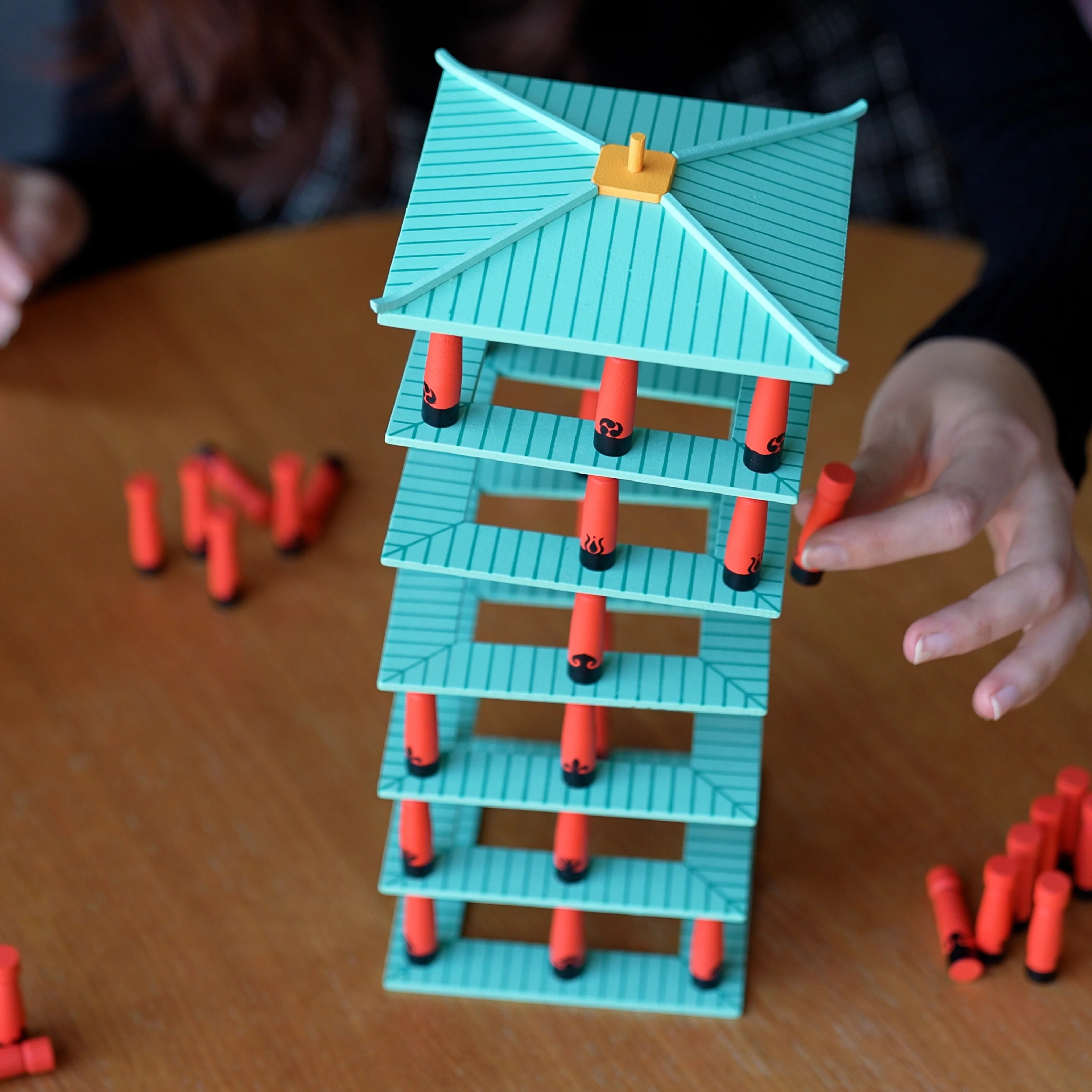 Jinja Japanese-Inspired Tower Stacking Game - Image 5