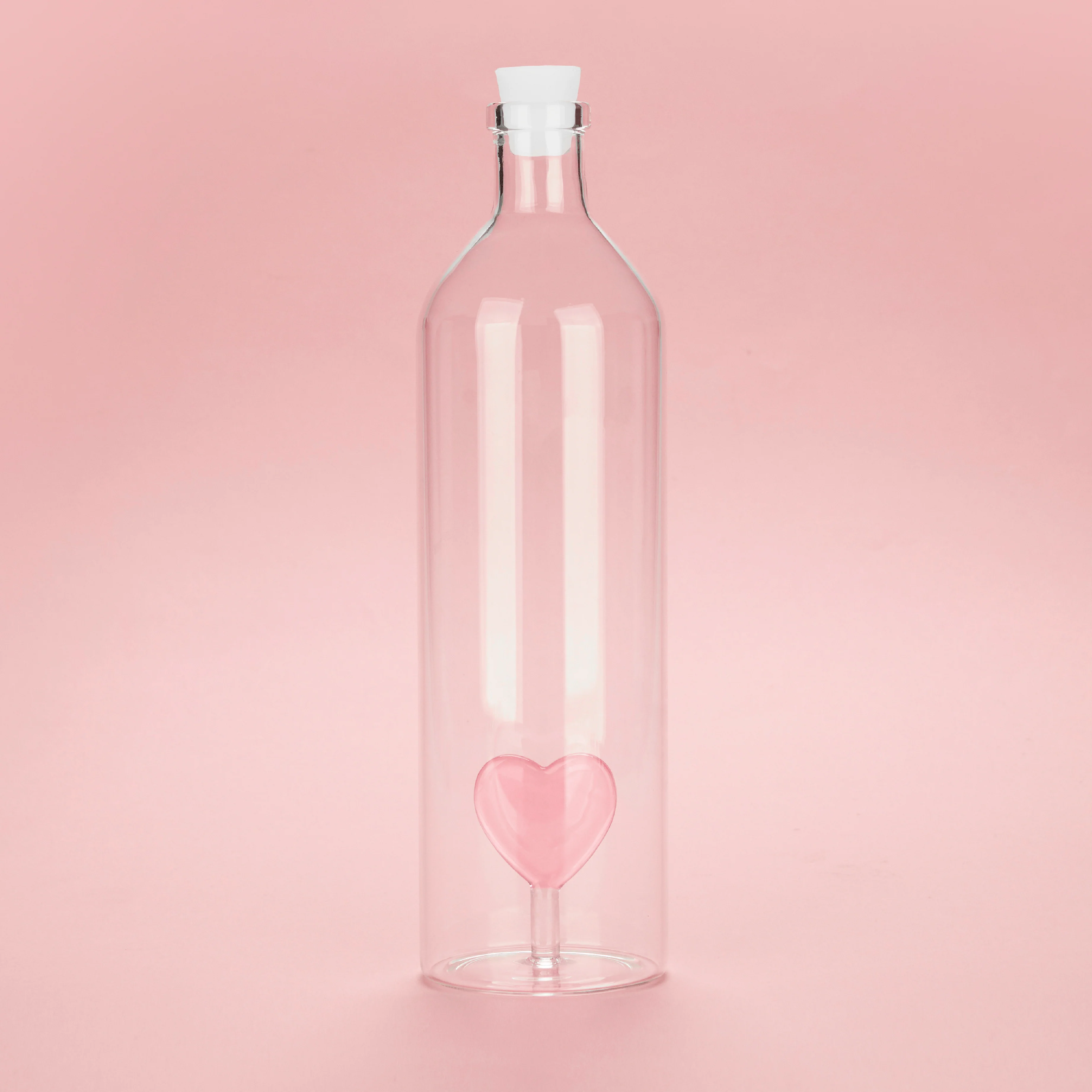 Love Heart Glass Bottle | 1.2L - Image 4
