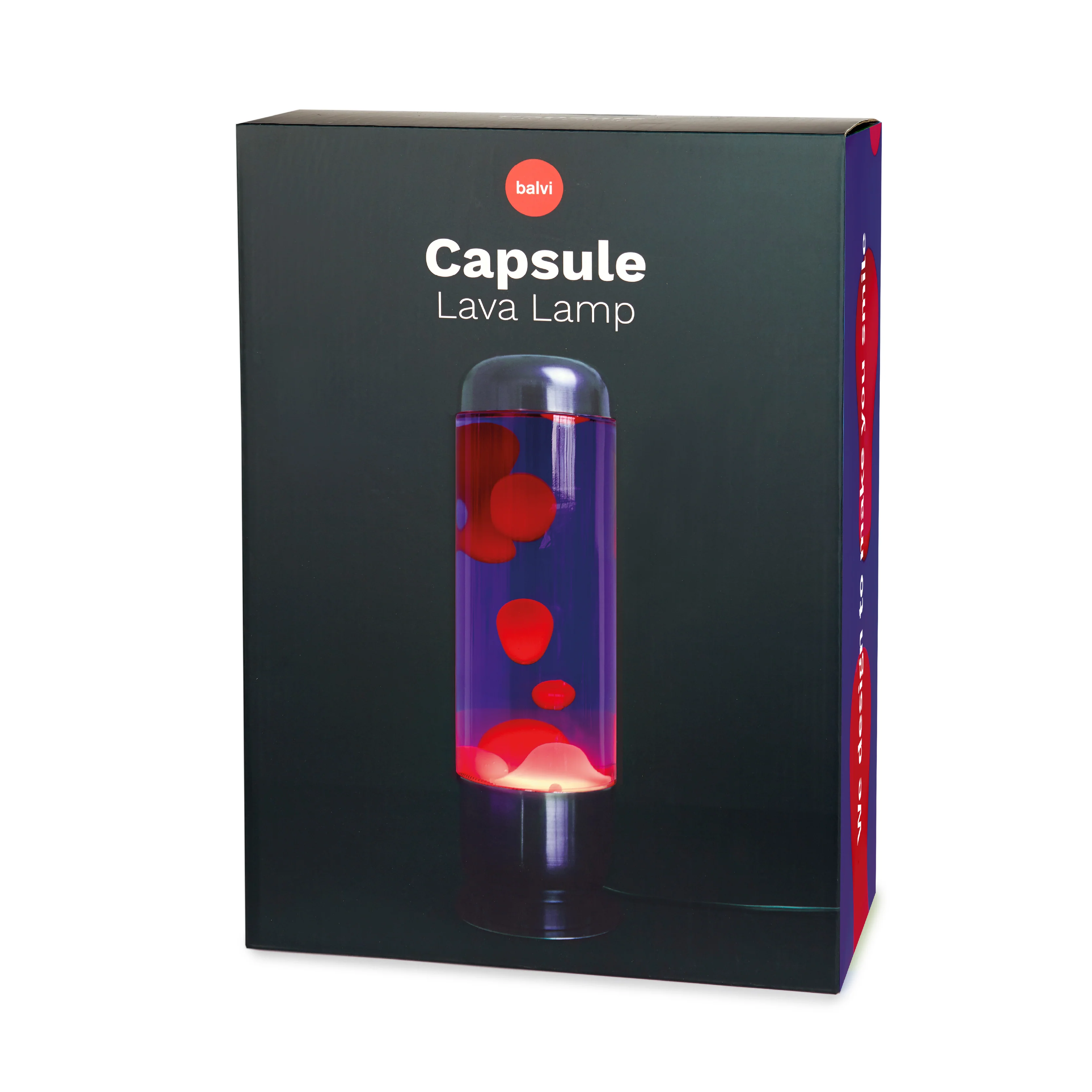 Lúcid Studio Capsule Lava Lamp | Purple & Red - Image 5