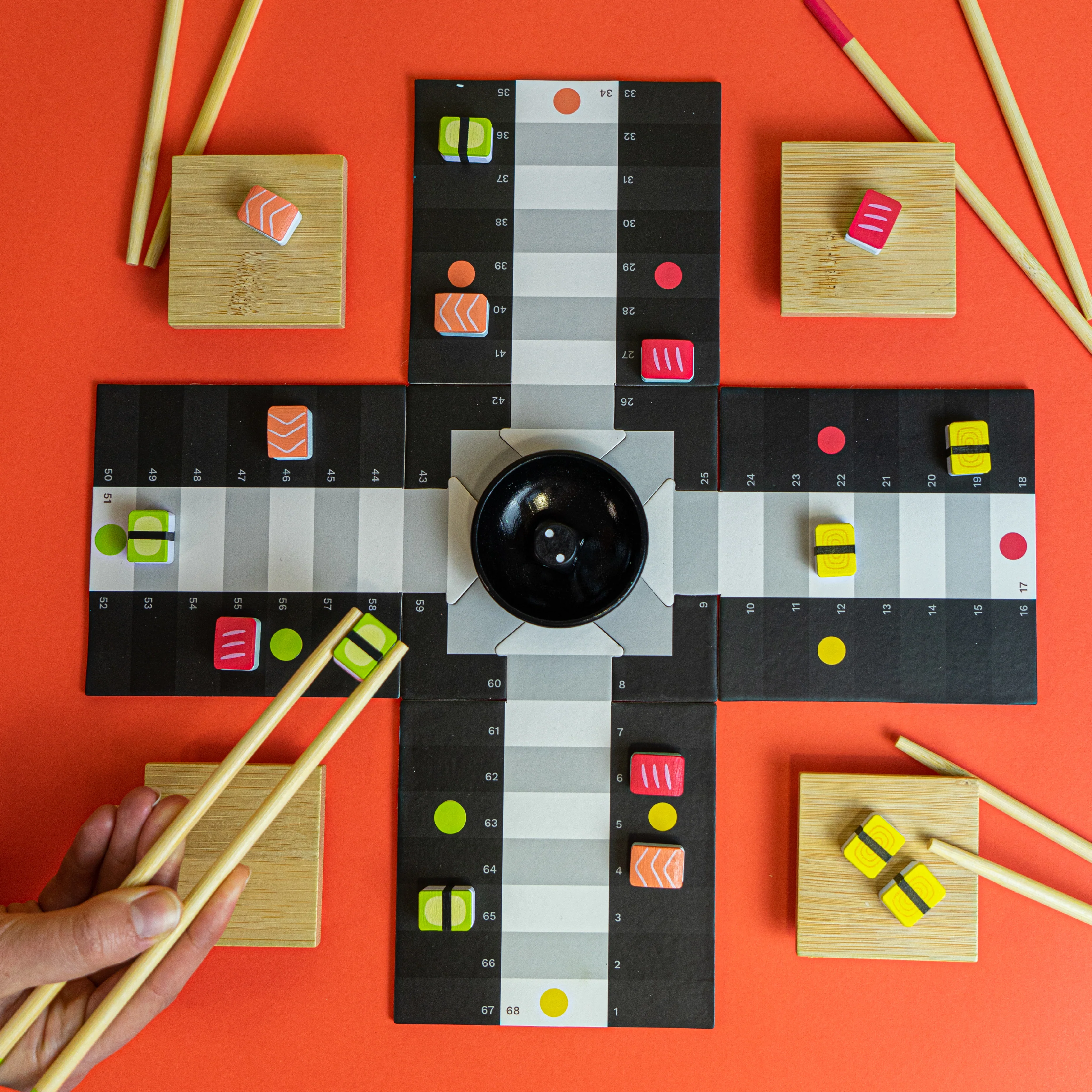 Ludoshi Sushi-Inspired Ludo Board Game - Image 2