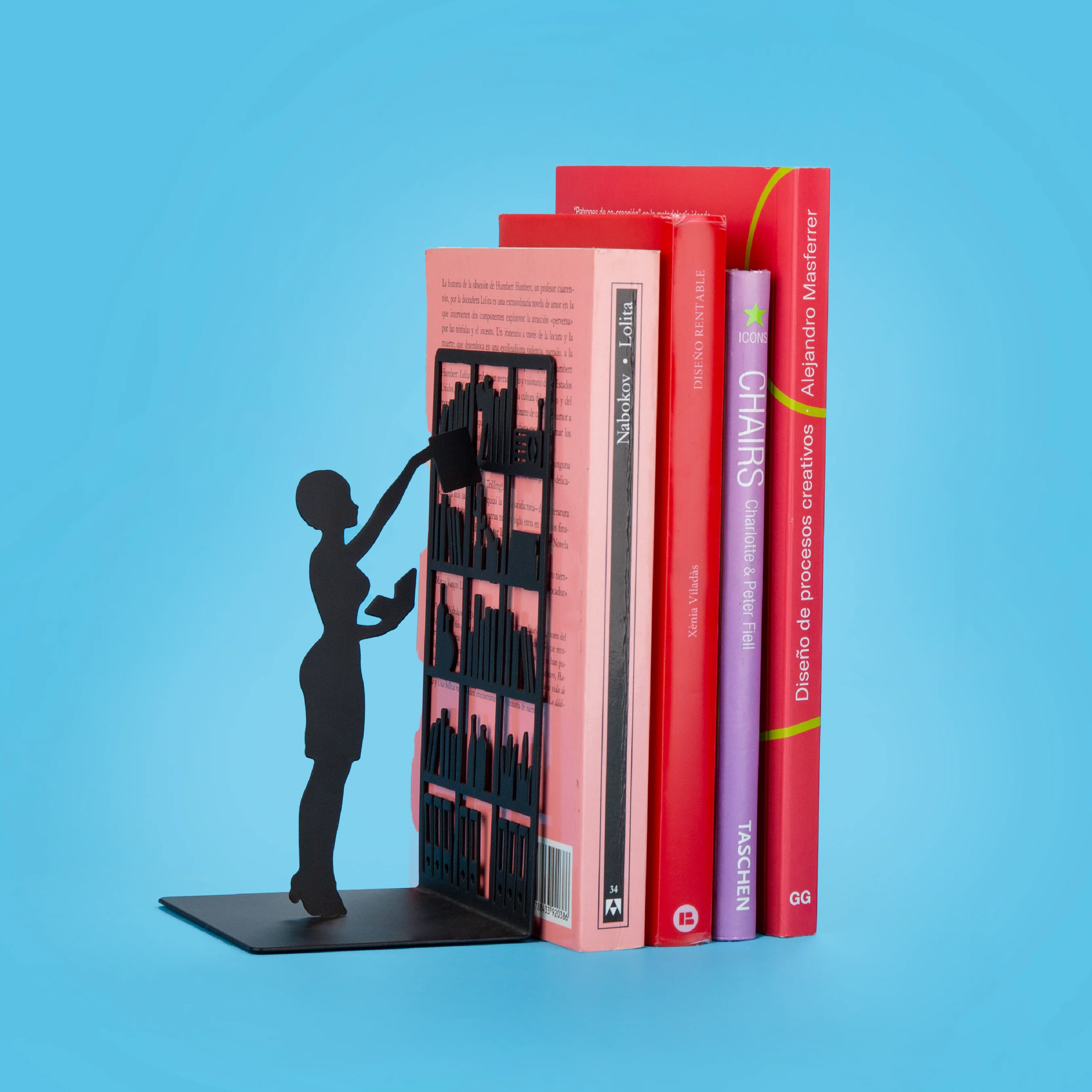 Metal Bookend | Figure by the Bookshelf - Image 3