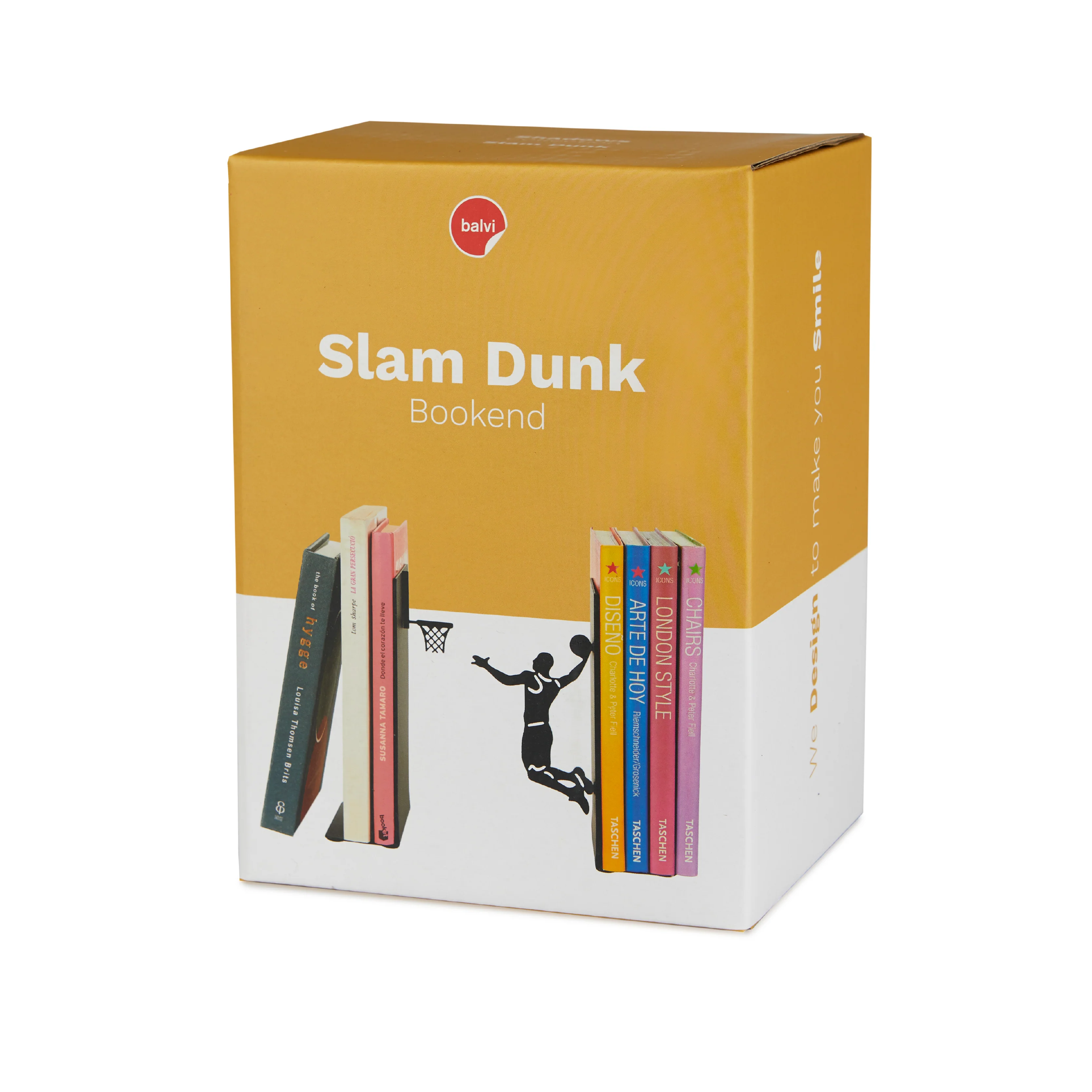 Metal Bookends | Basketball Slam Dunk | Set of 2 - Image 5