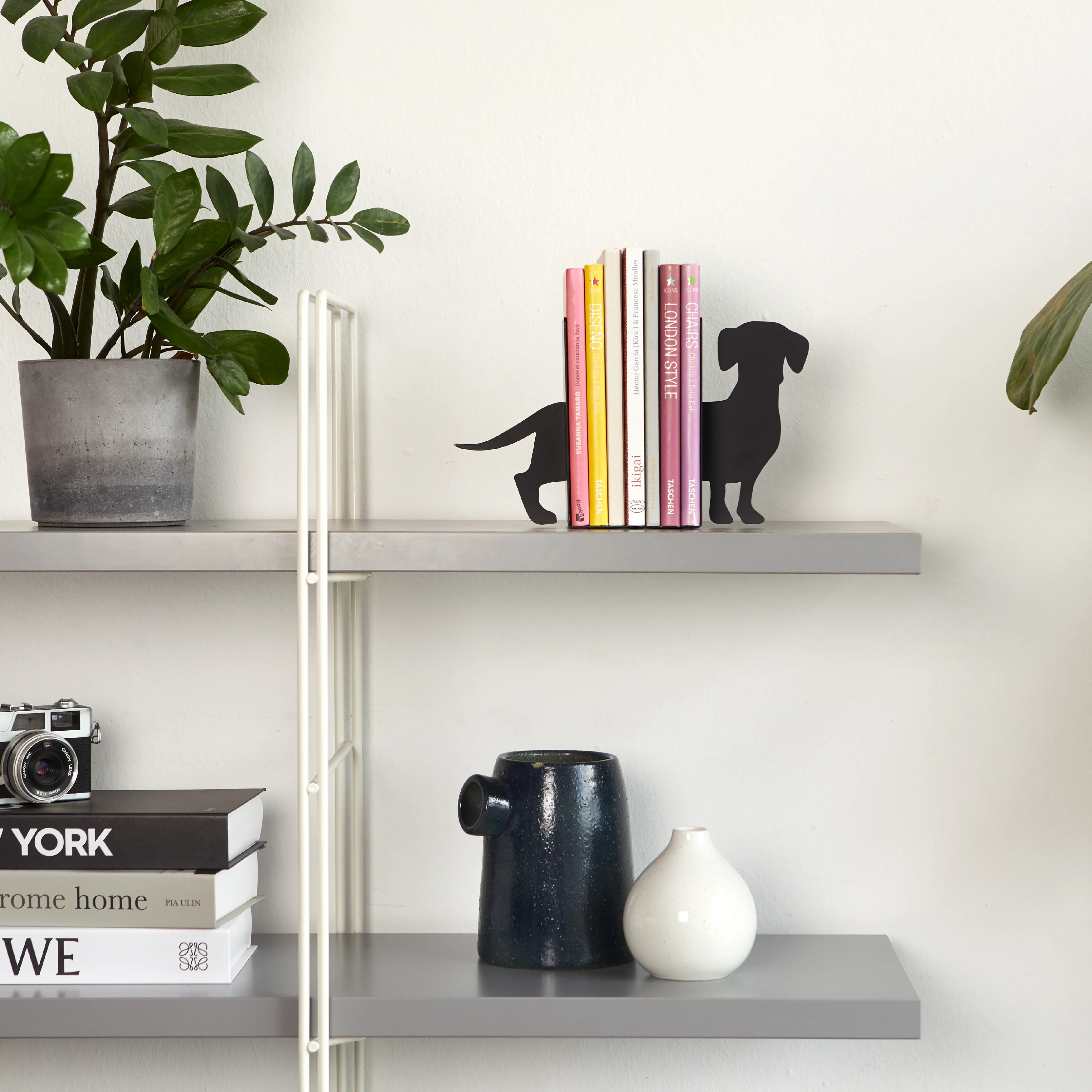 Metal Bookends | Sausage Dog | Set of 2 - Image 2