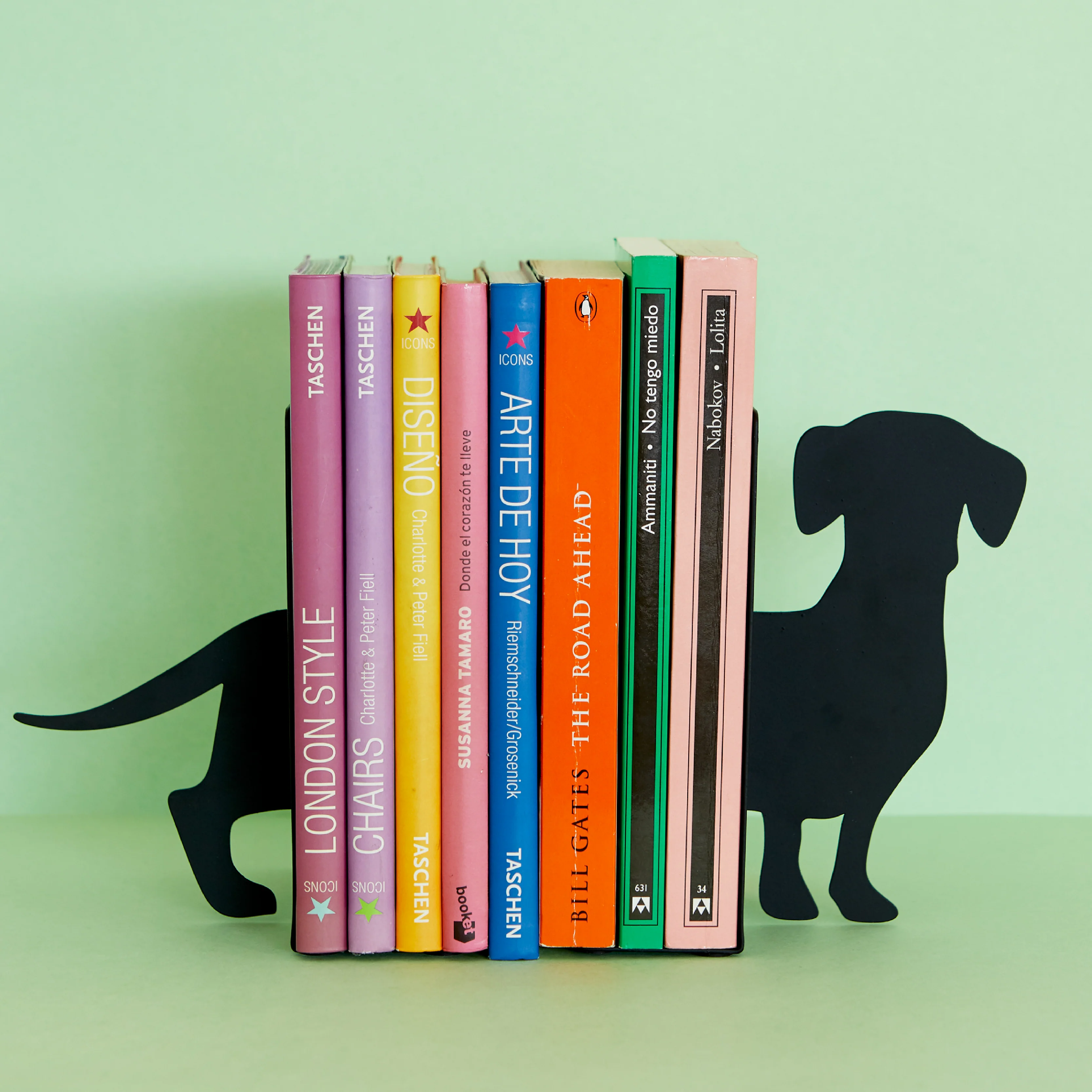 Metal Bookends | Sausage Dog | Set of 2 - Image 4