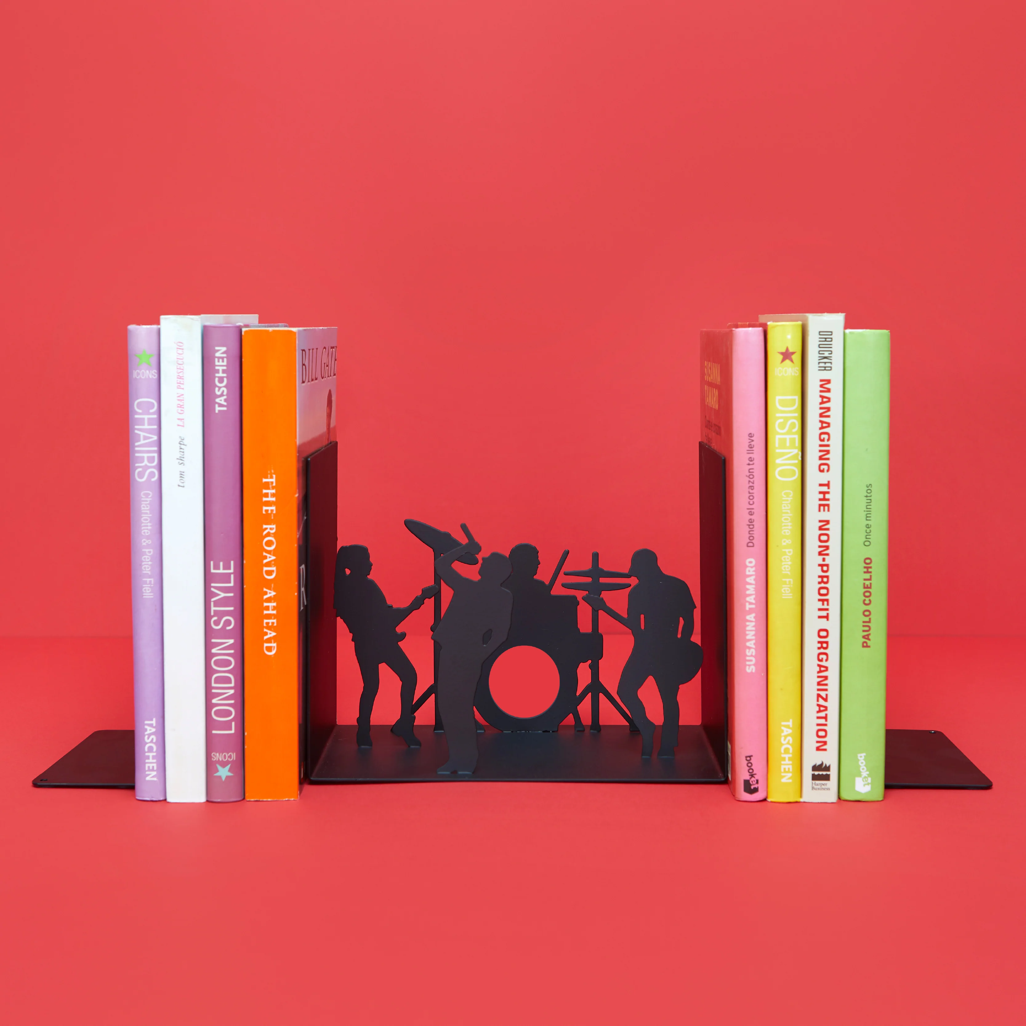Metal Bookends | The Band | Set of 3 - Image 4