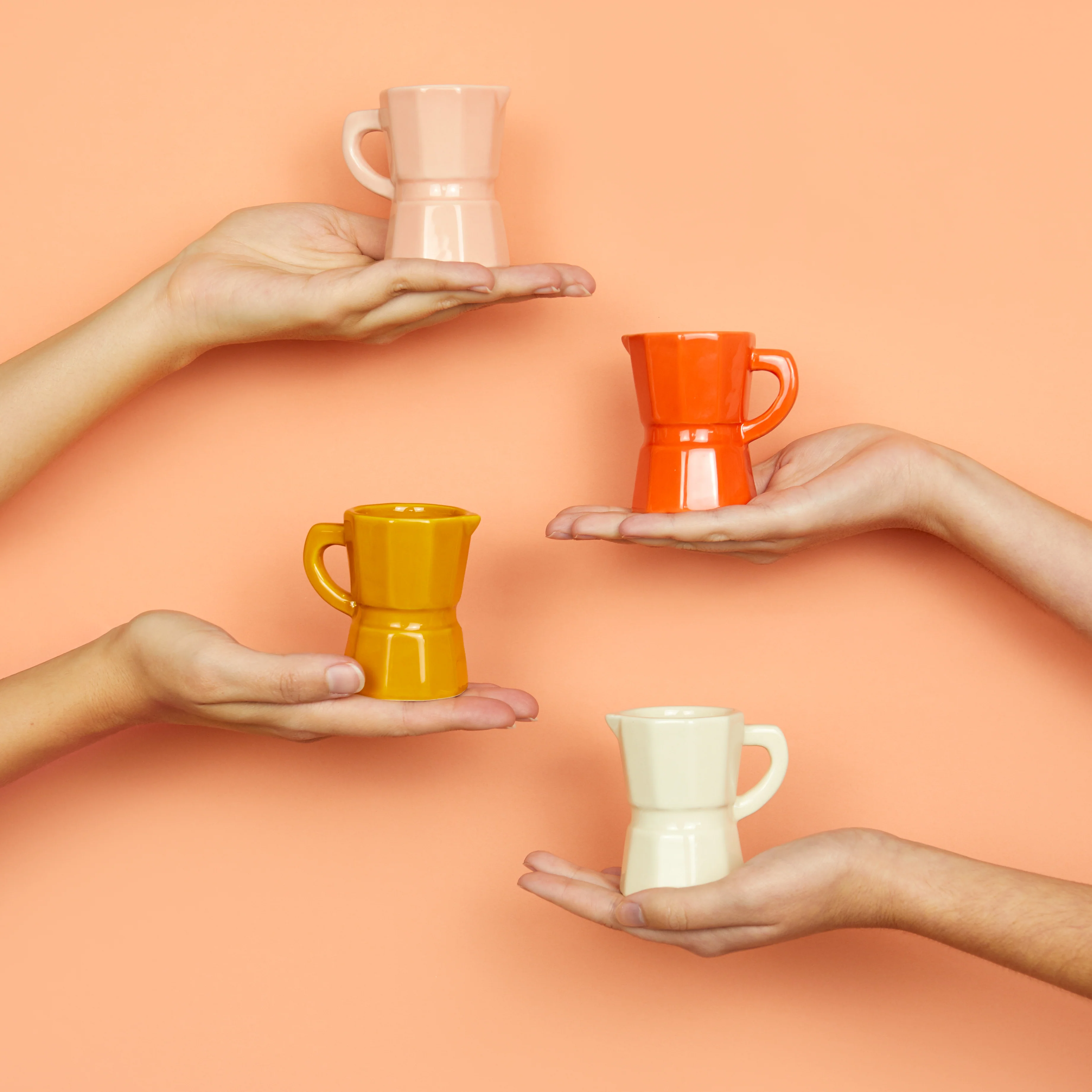 Moka Pot Espresso Cups | Neutral | Set of 4 - Image 2