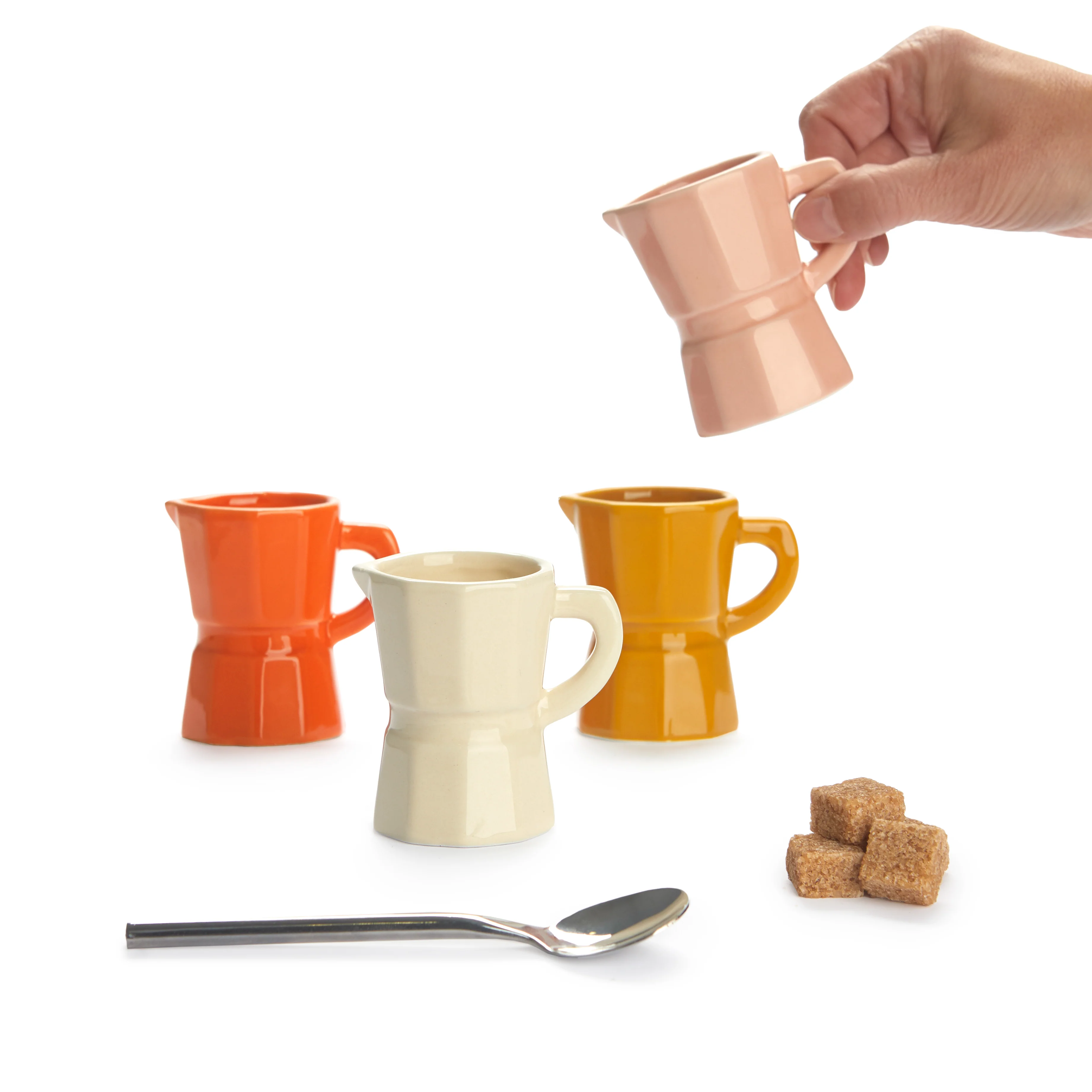 Moka Pot Espresso Cups | Neutral | Set of 4 - Image 3