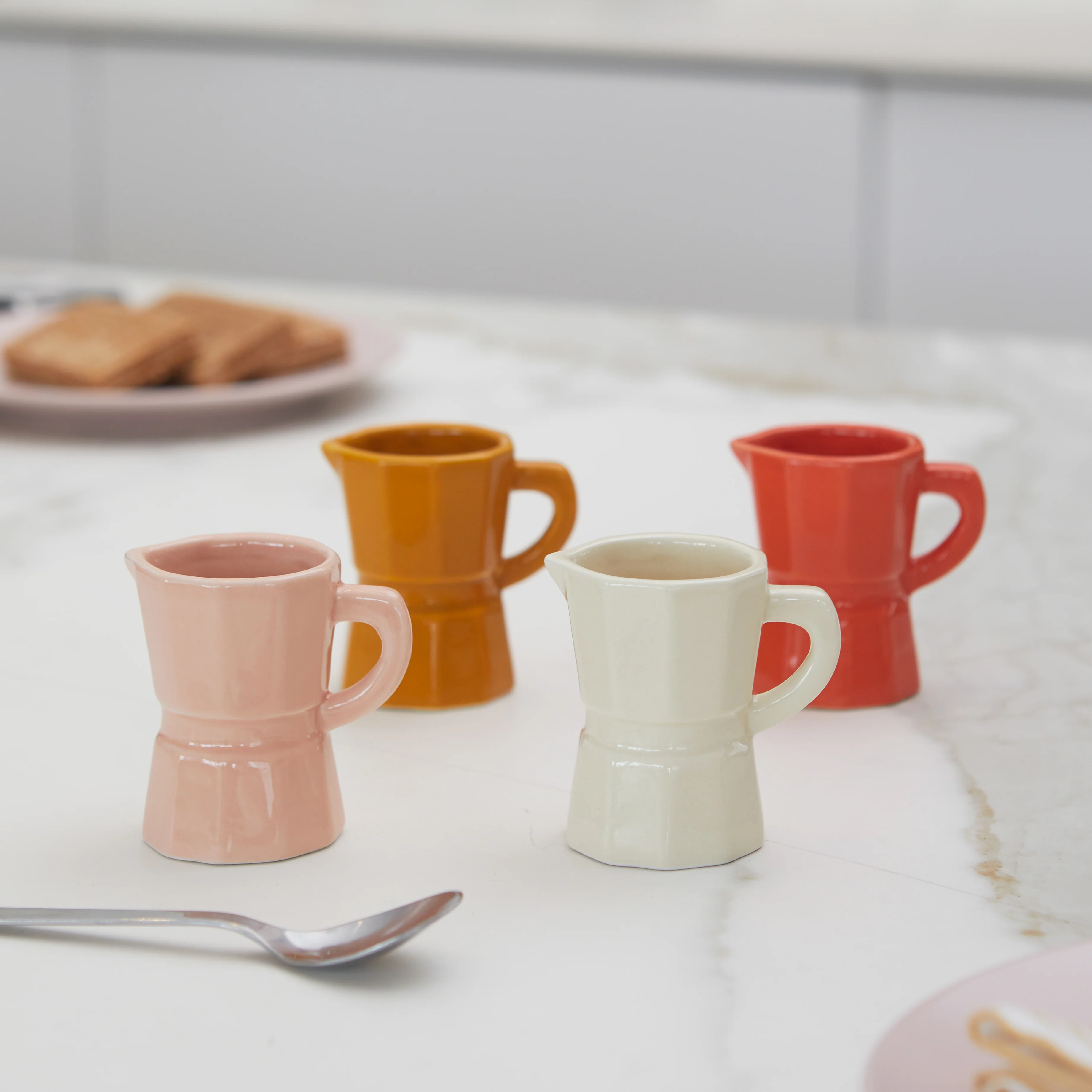 Moka Pot Espresso Cups | Neutral | Set of 4 - Image 4