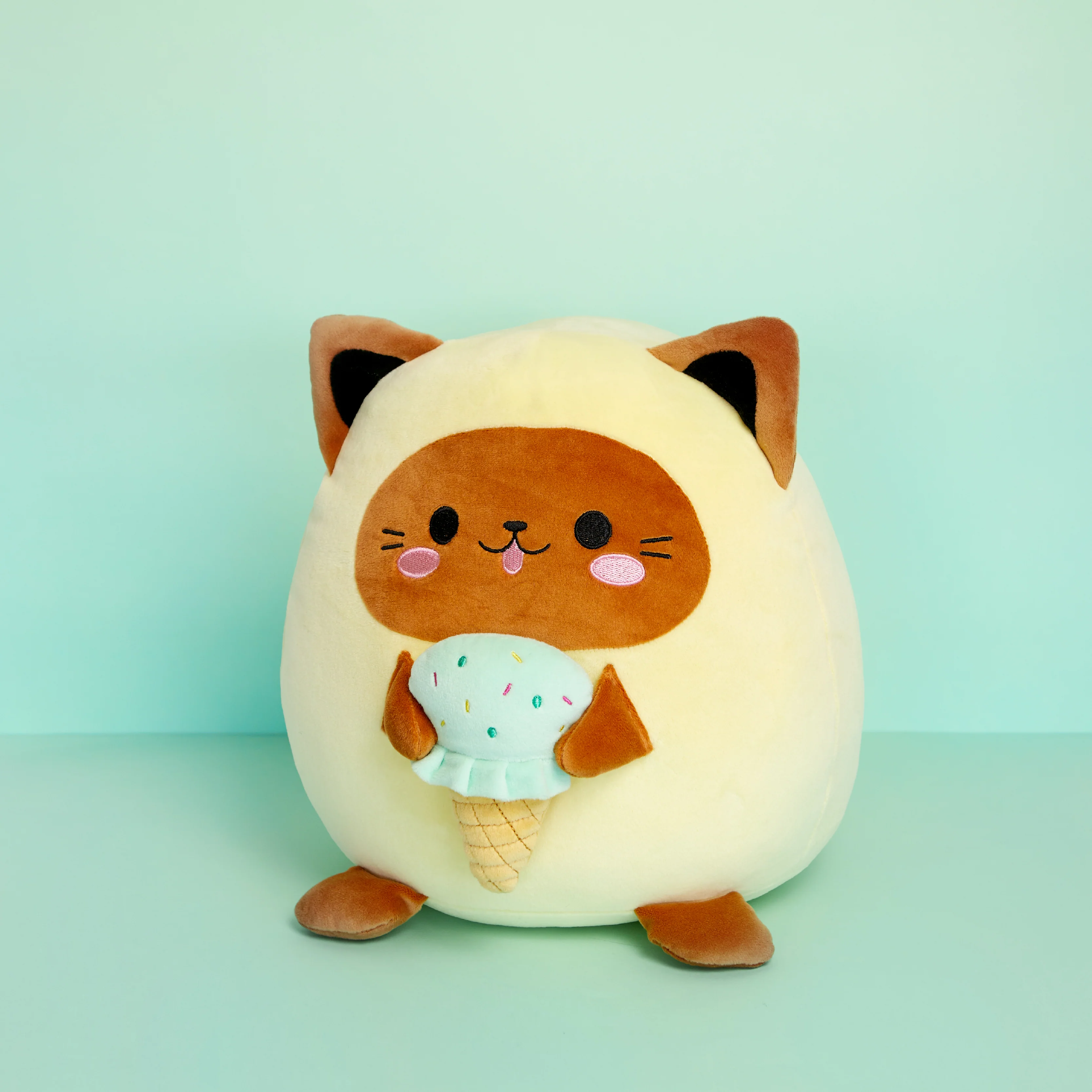 Plush Kawaii Cushion | Ice Cream Cat - Image 2