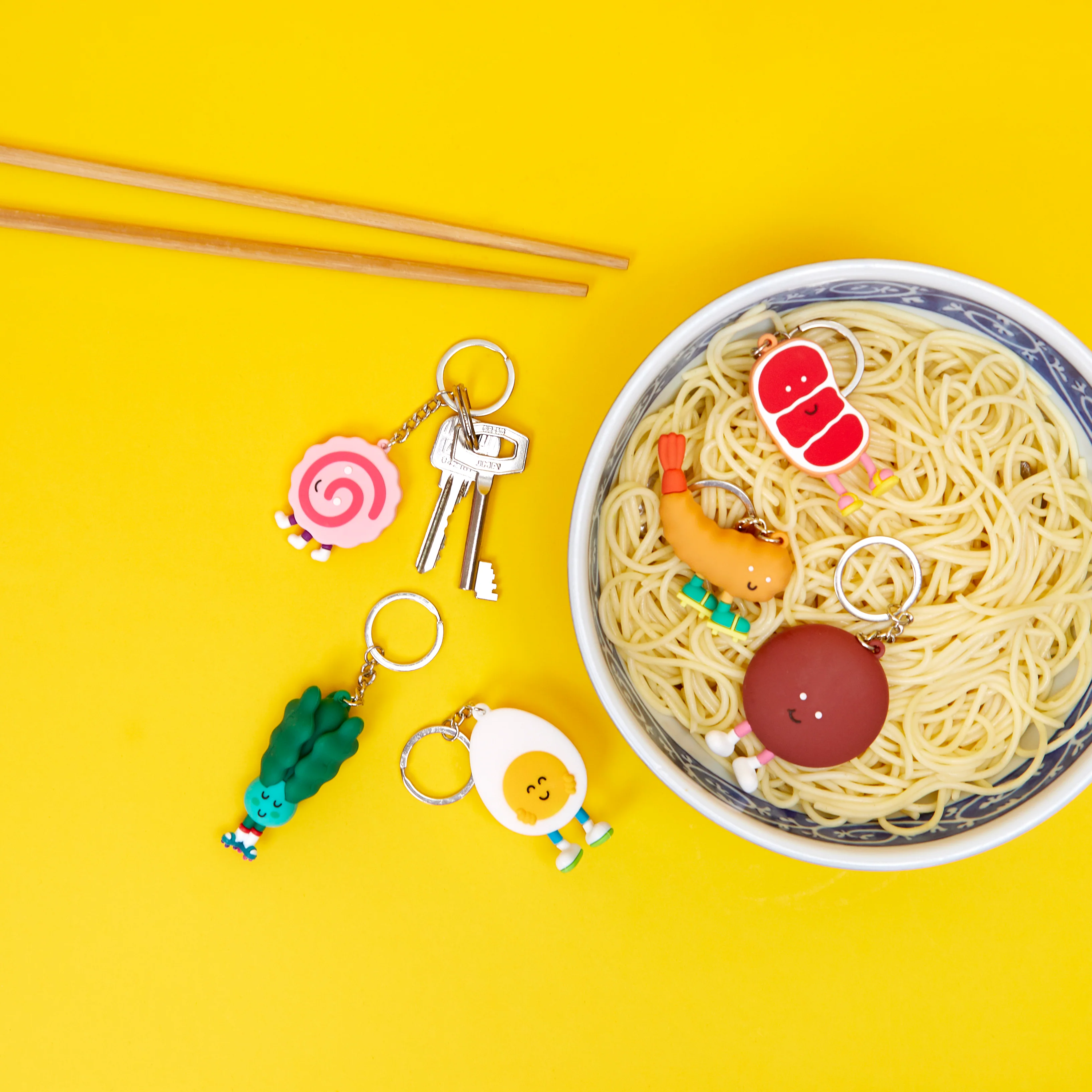 Ramen Keyring | 'Eggo Chan' Marinated Egg - Image 5