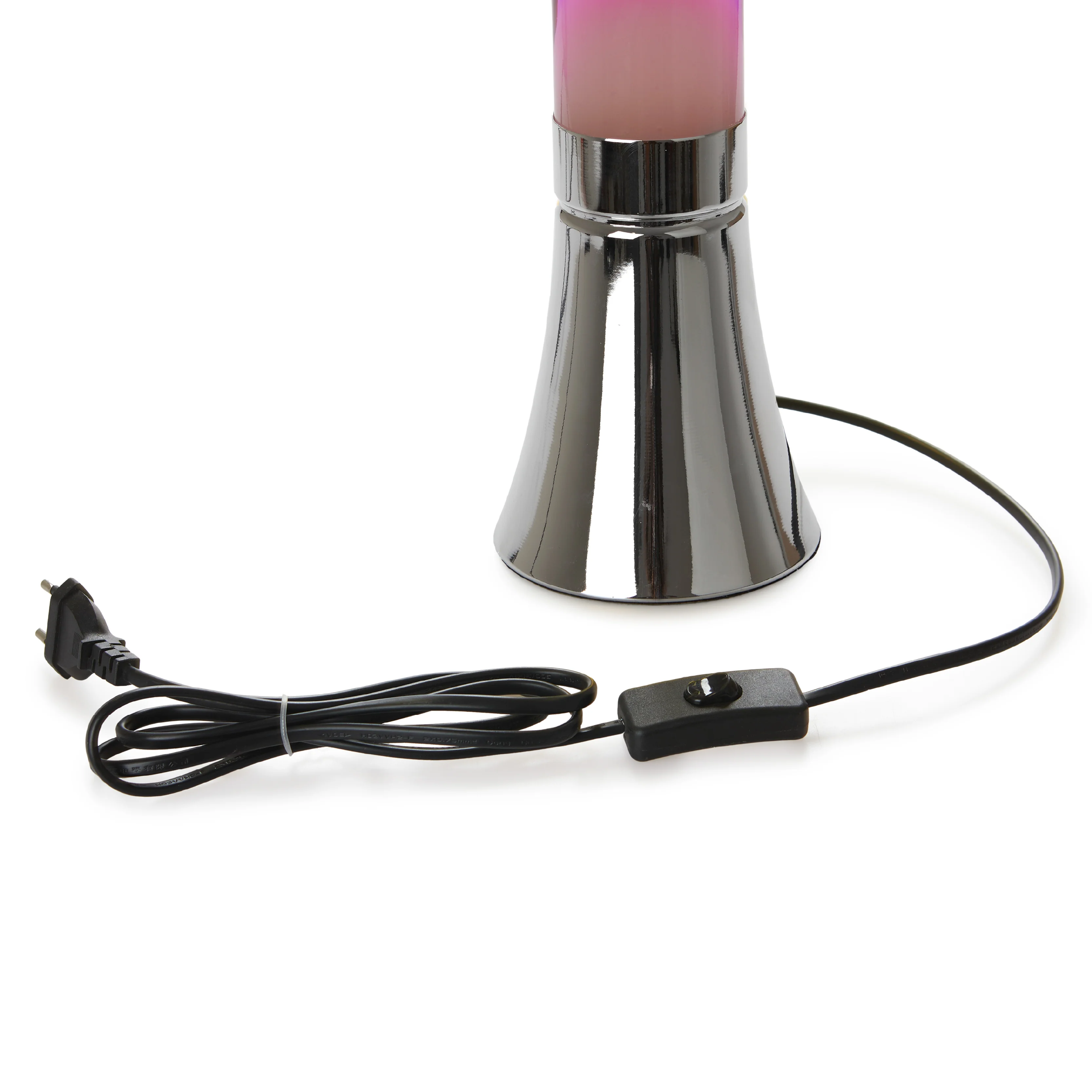 Retro Magma Lava Lamp | Silver & Pink - Image 3