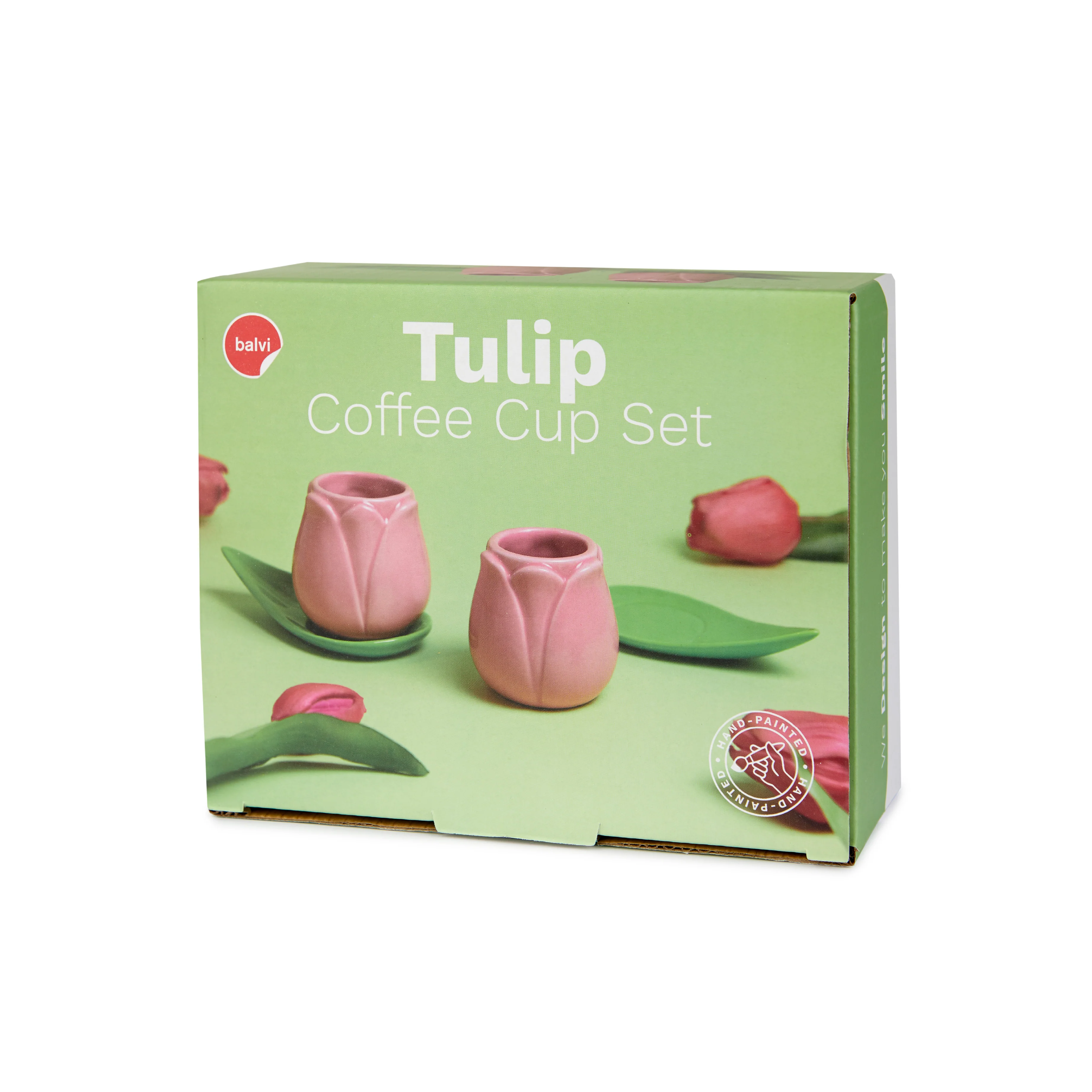 Tulip Espresso Cup & Petal Saucer | Pink | Set of 2 - Image 5