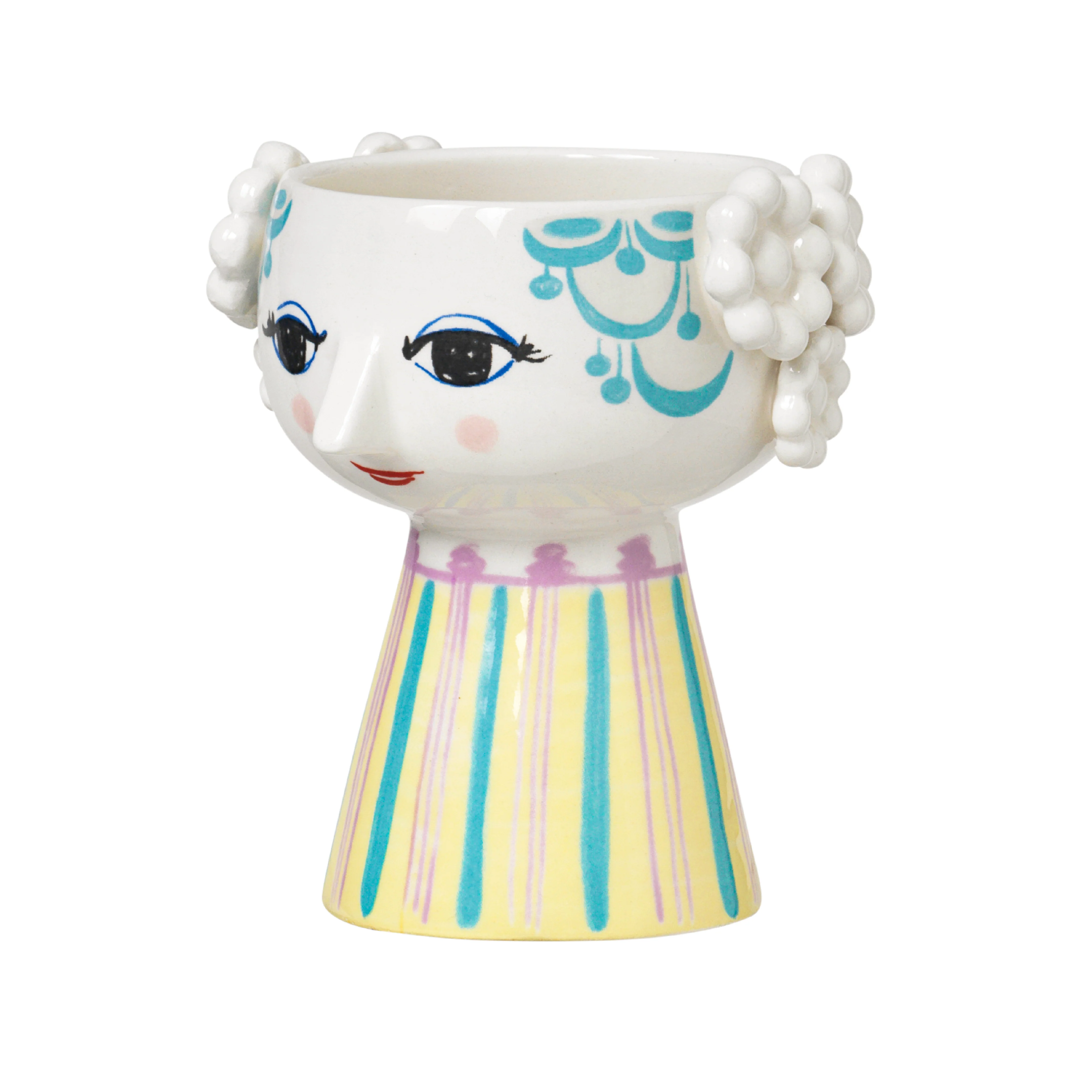 Eva Candle Holder | Light Blue | 9.5cm - Image 3