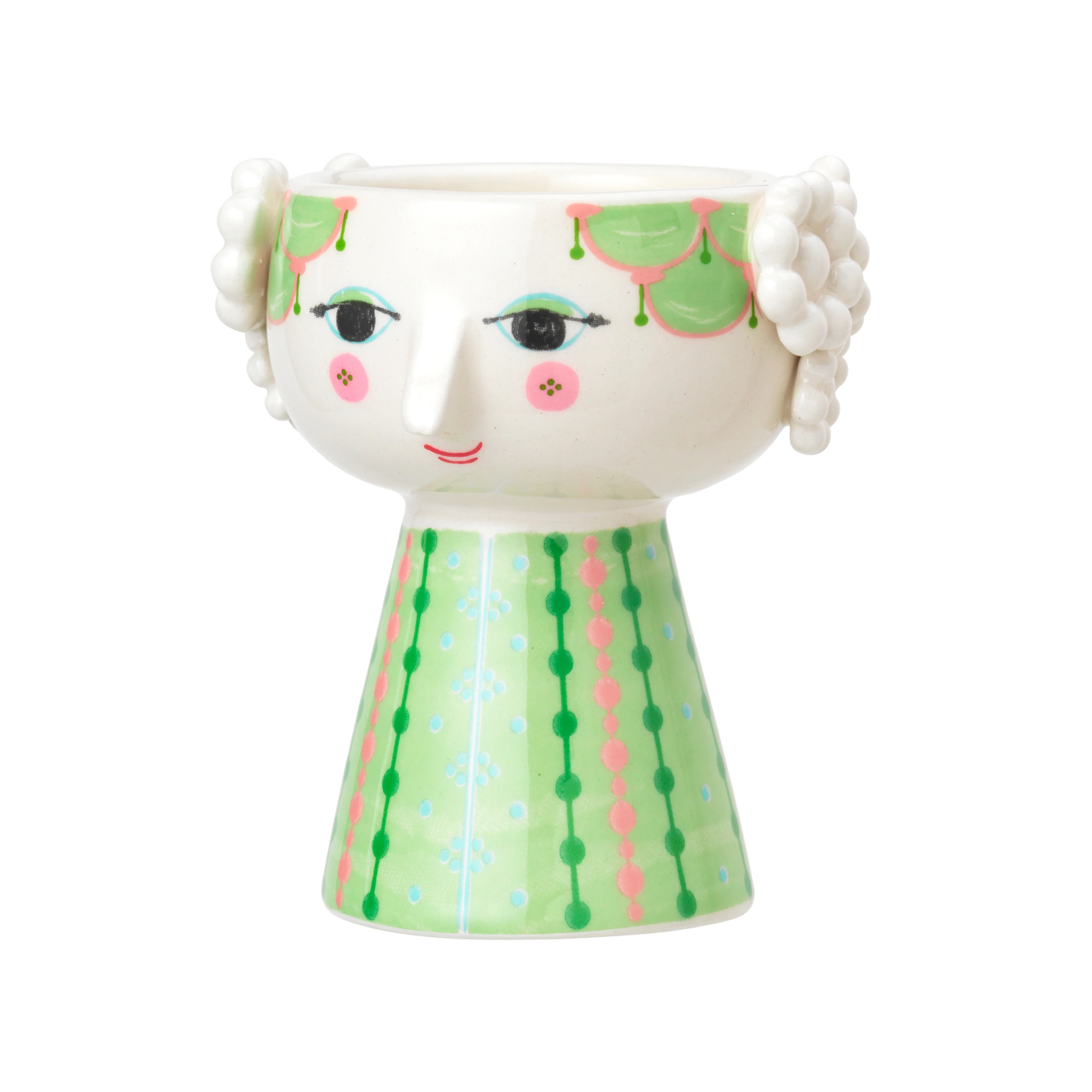Eva Candle Holder | Light Green | 9.5cm - Image 3
