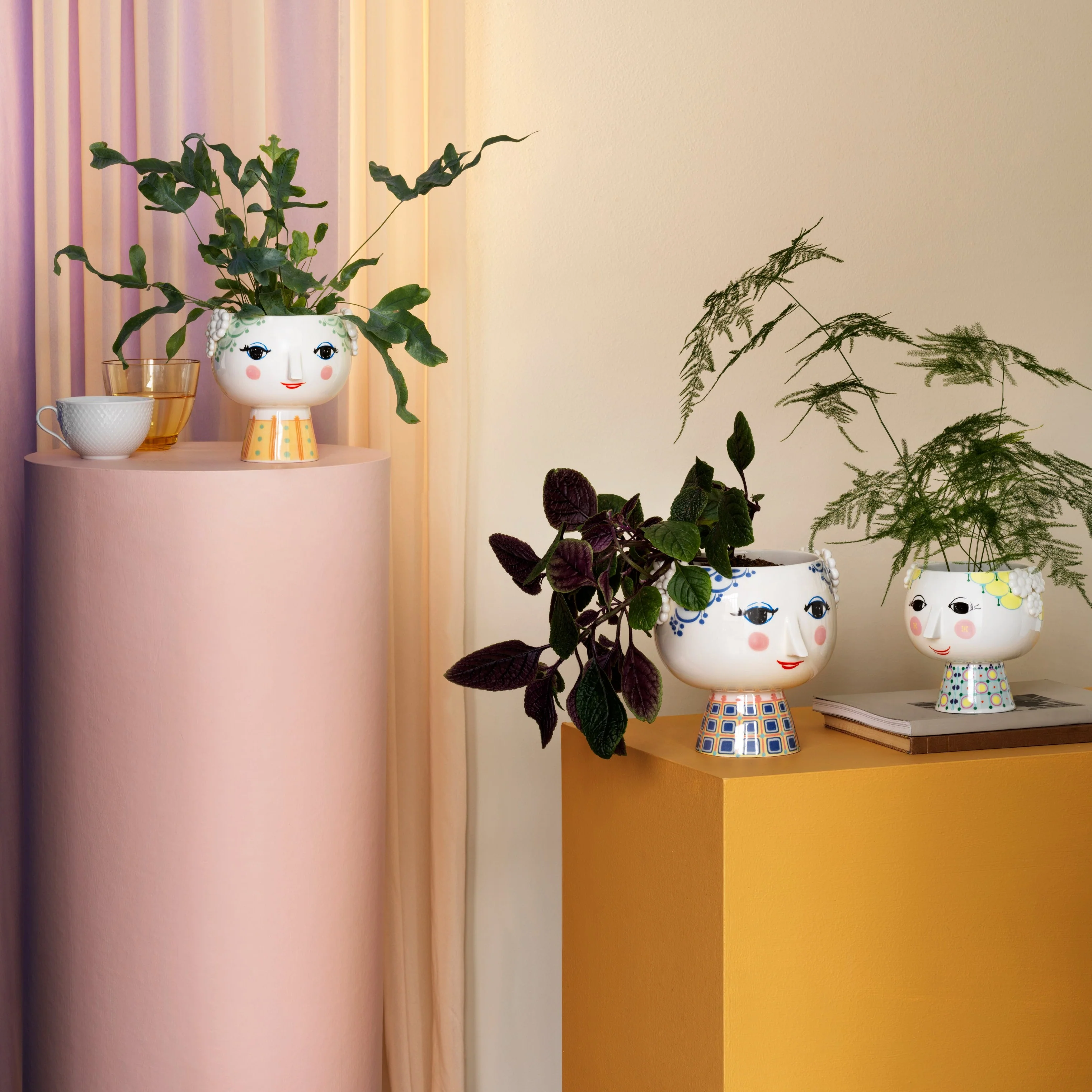 Eva Flowerpot | Blue | 21cm - Image 5