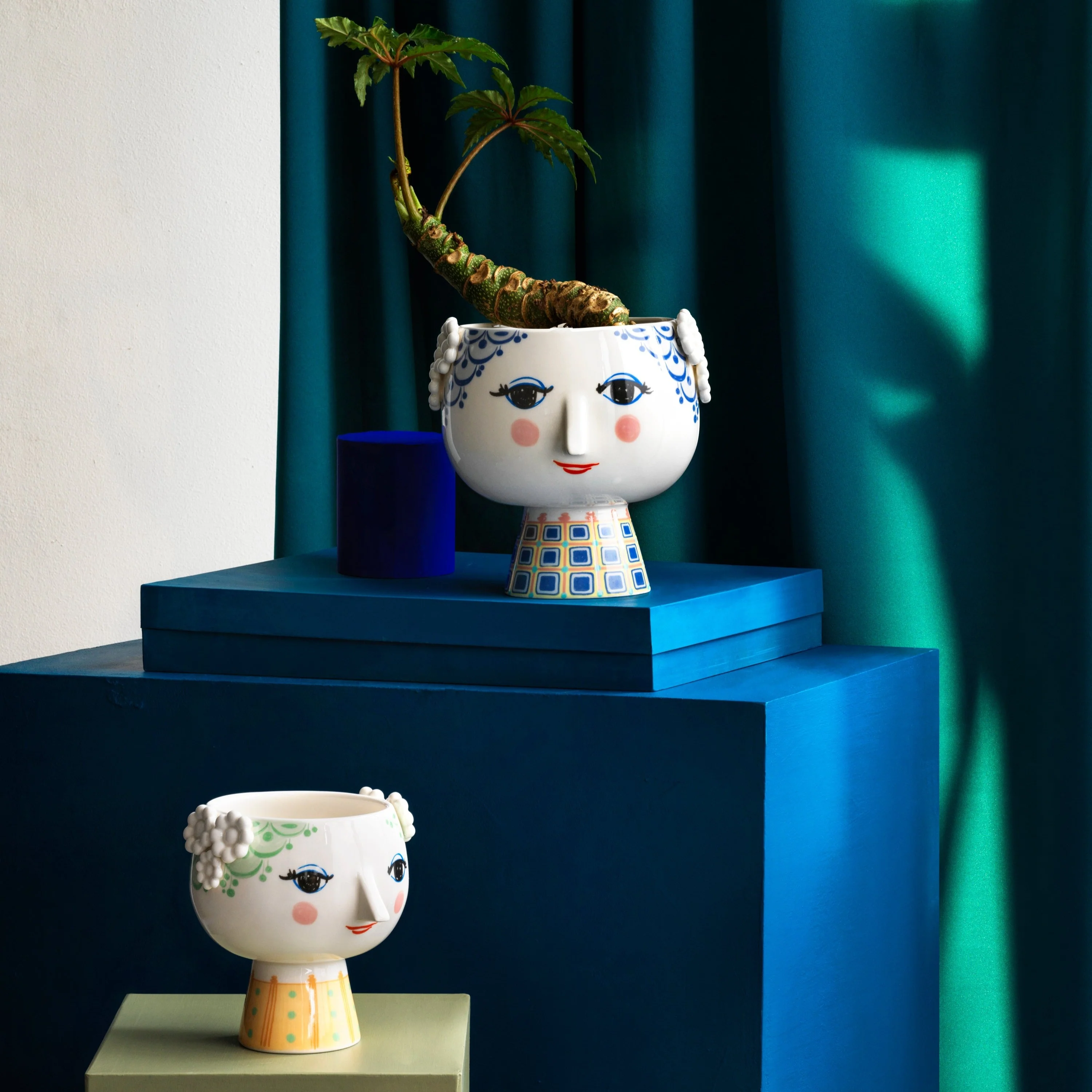 Eva Flowerpot | Light Green | 15.5cm - Image 4