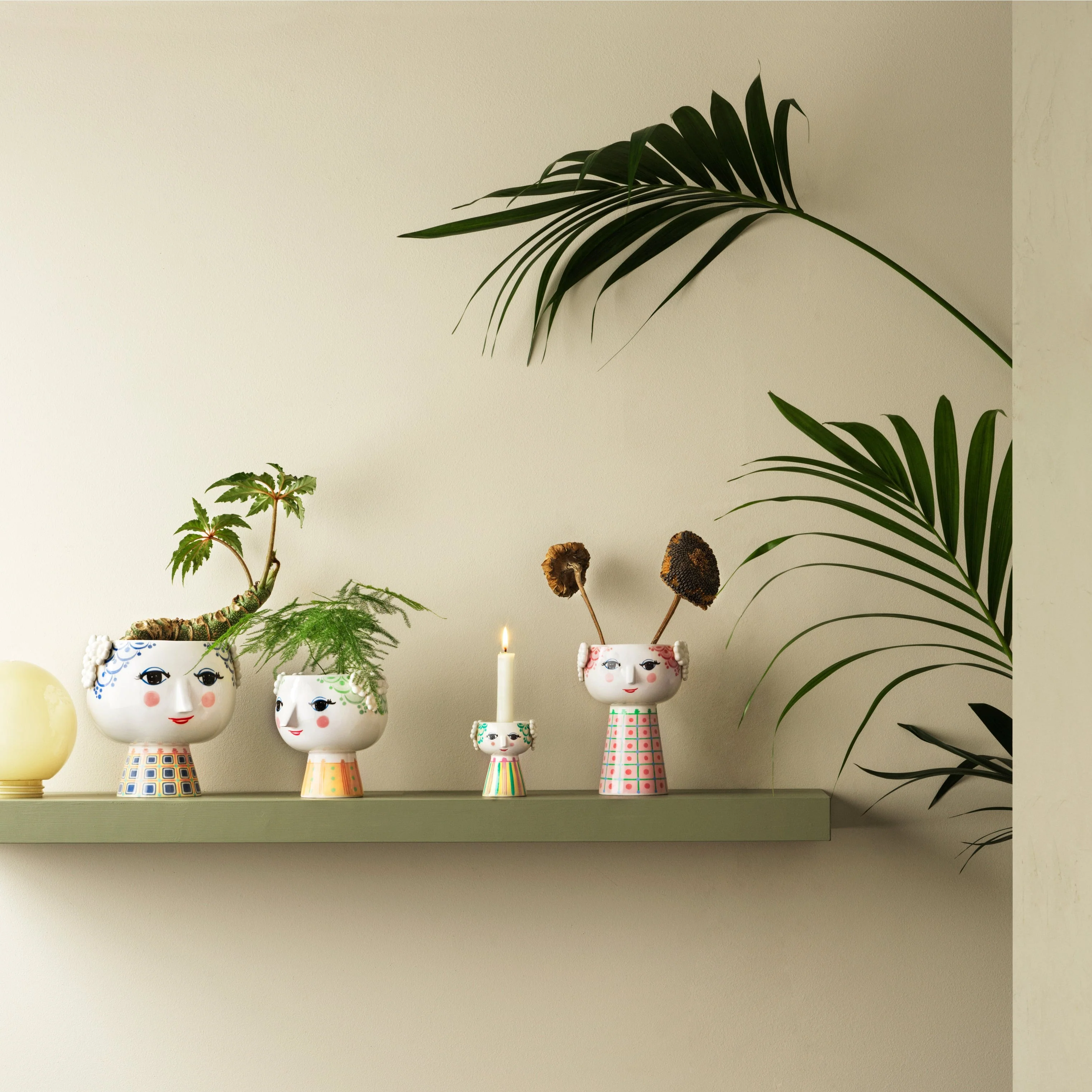 Eva Flowerpot | Light Green | 15.5cm - Image 5