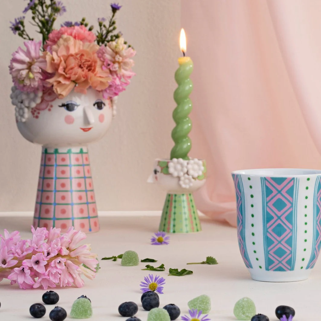 Eva Vase | Pink | 18.5cm - Image 5