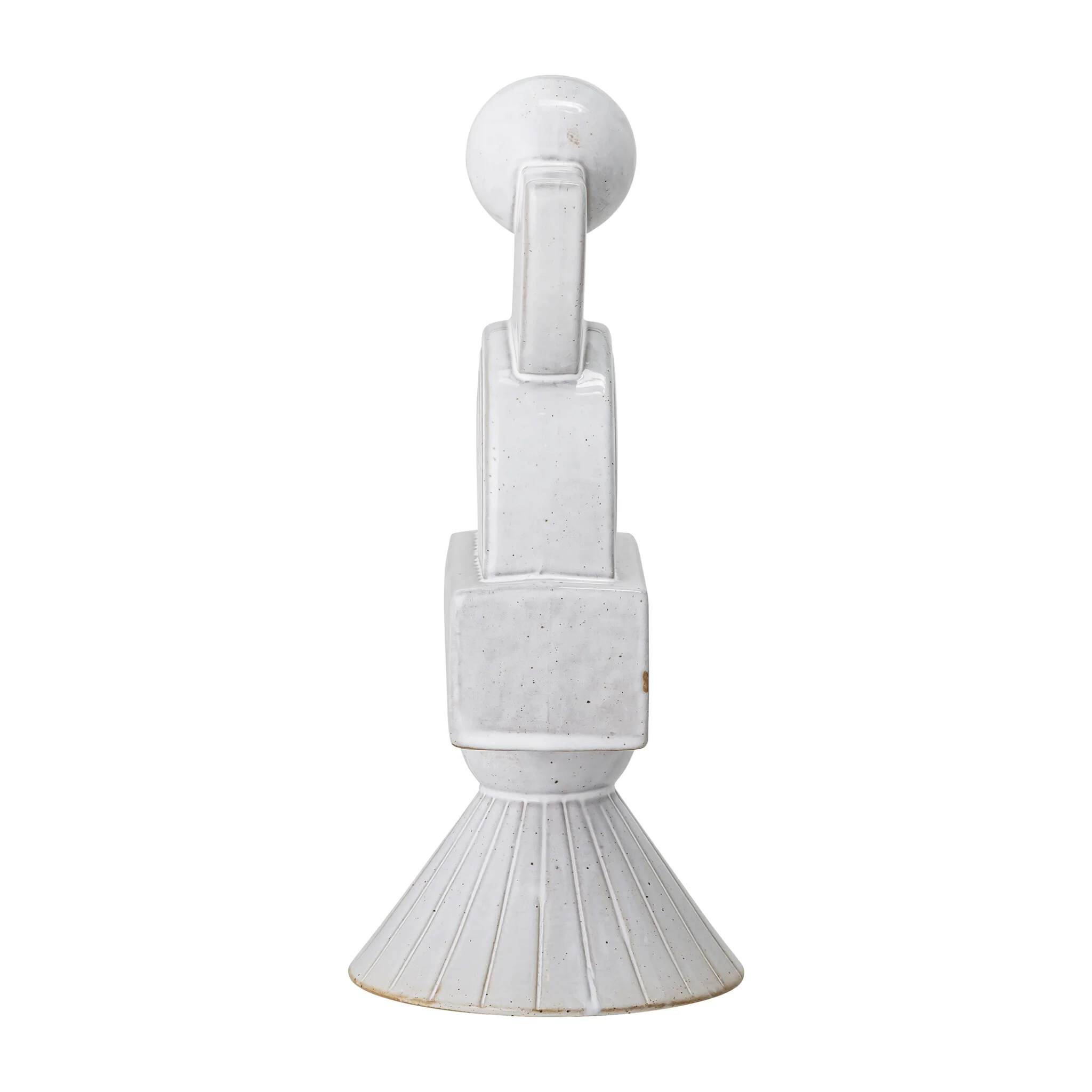 Beatrice Deco Ornament | Stoneware | White - Image 5