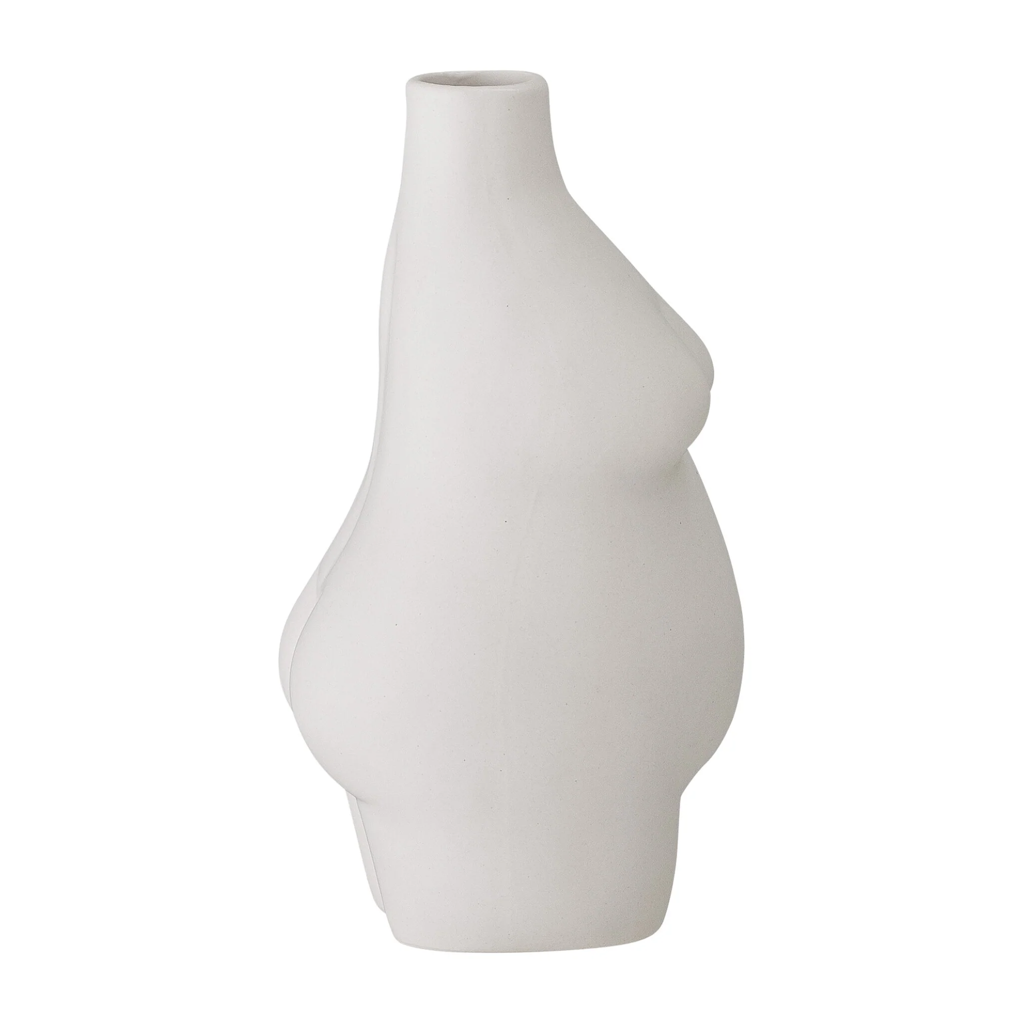 Elora Vase | Stoneware | White - Image 3