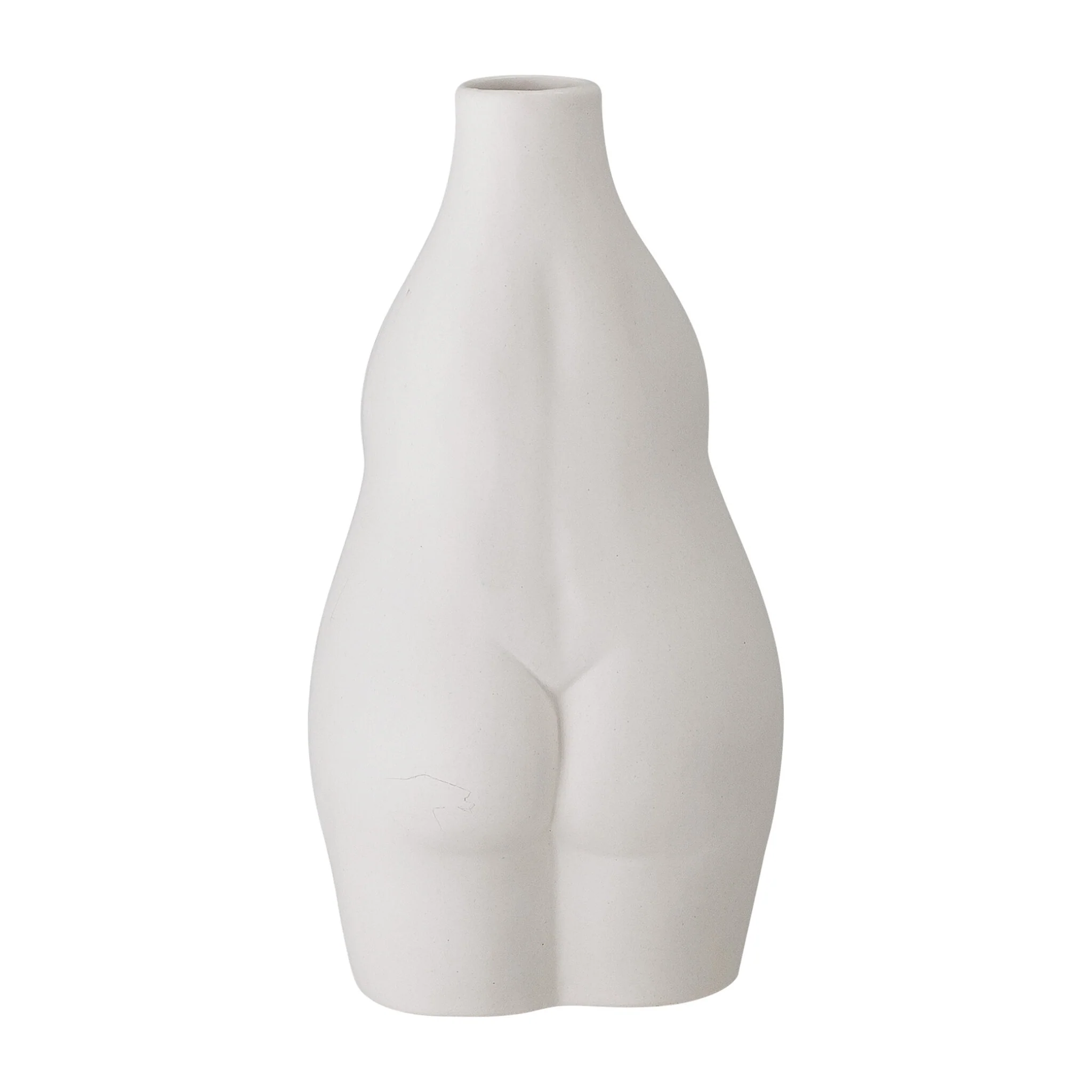 Elora Vase | Stoneware | White - Image 4