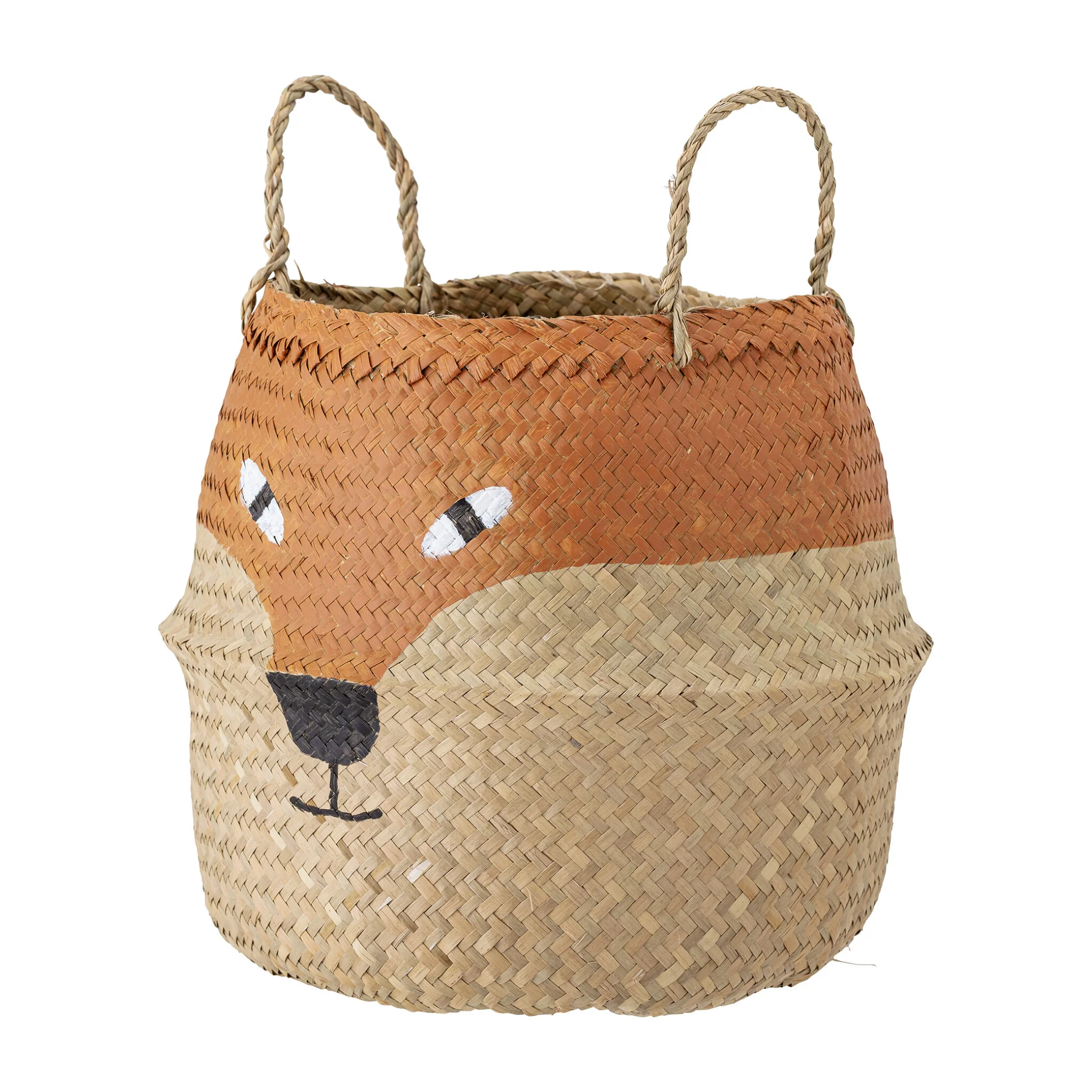 Fritse Basket | Seagrass | Orange - Image 3