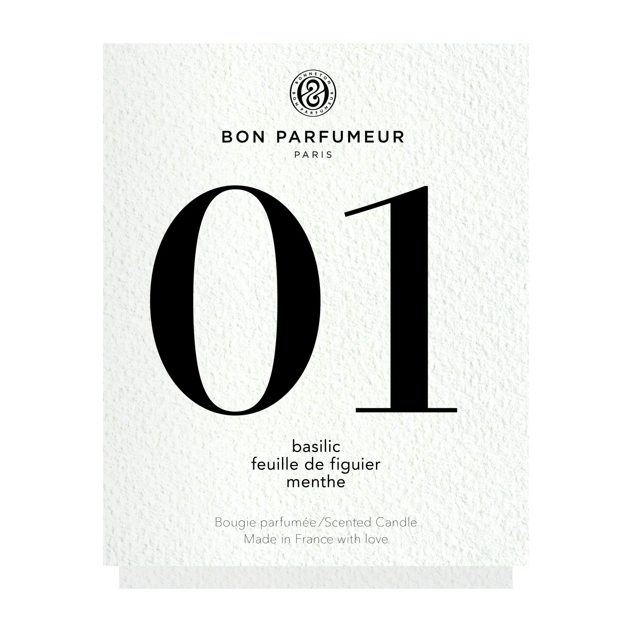 01 Scented Candle | Basil, Fig Leaves & Mint | 180g - Image 4