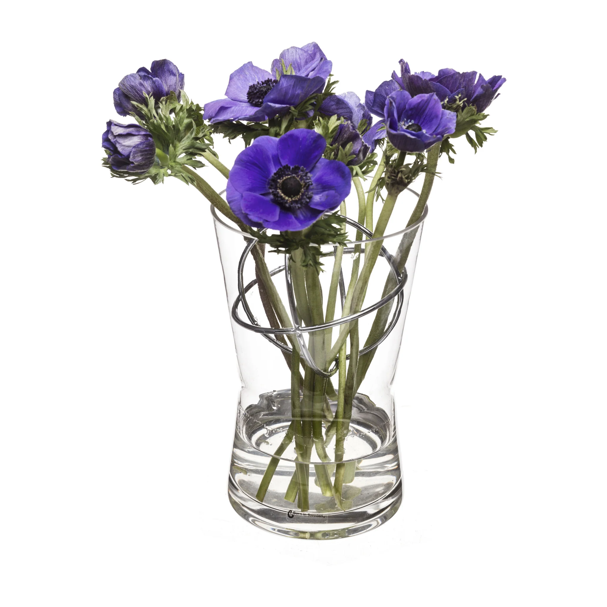 Sphere Vase with Stainless Steel Ball | Medium - Image 4