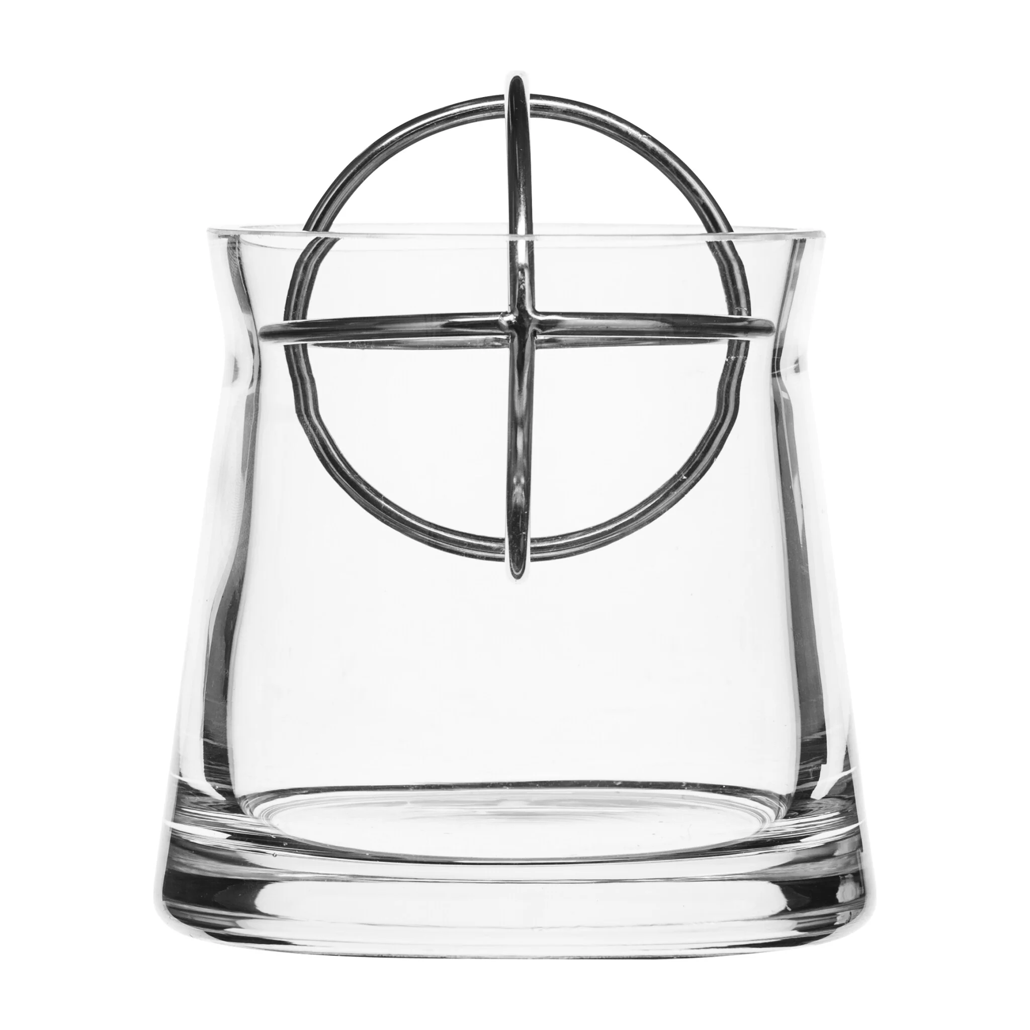 Sphere Vase with Stainless Steel Ball | Small - Image 2