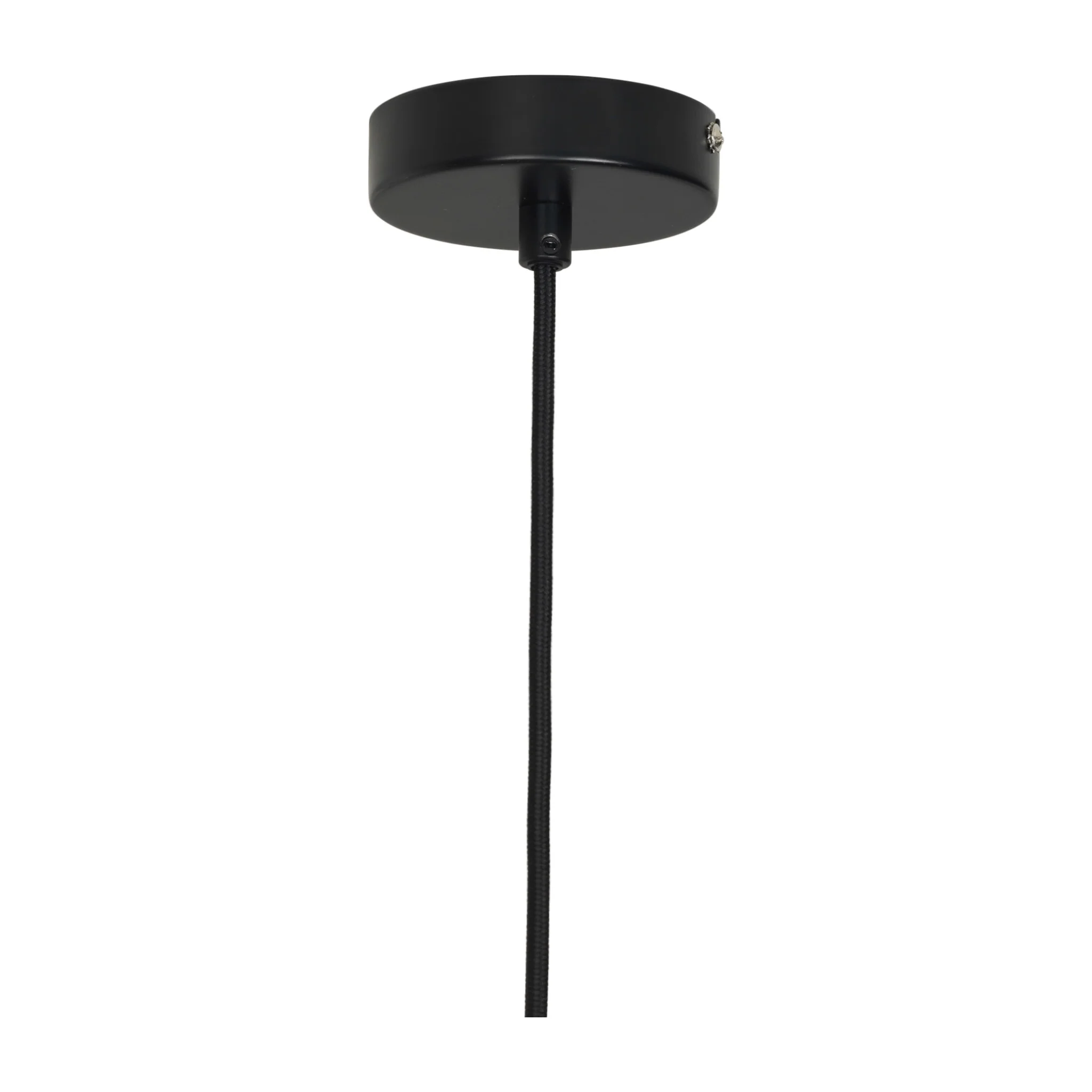 Ceiling Lamp | Lolly | Black Metal & White Opal - Image 3