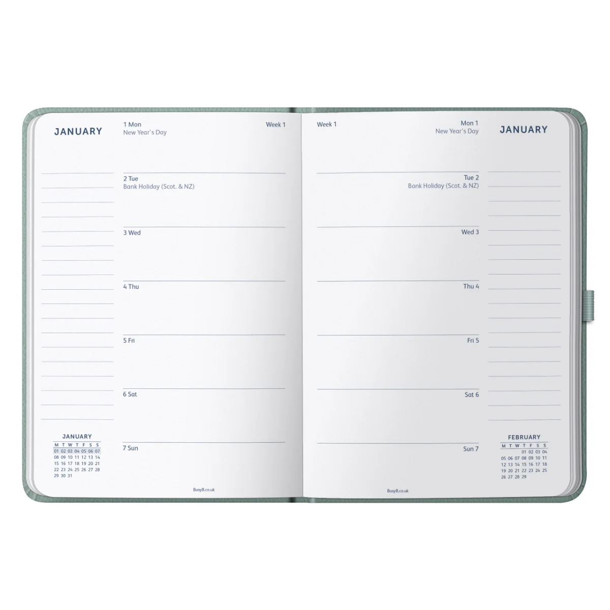 2024 Busy Life Diary | Sage - Image 3