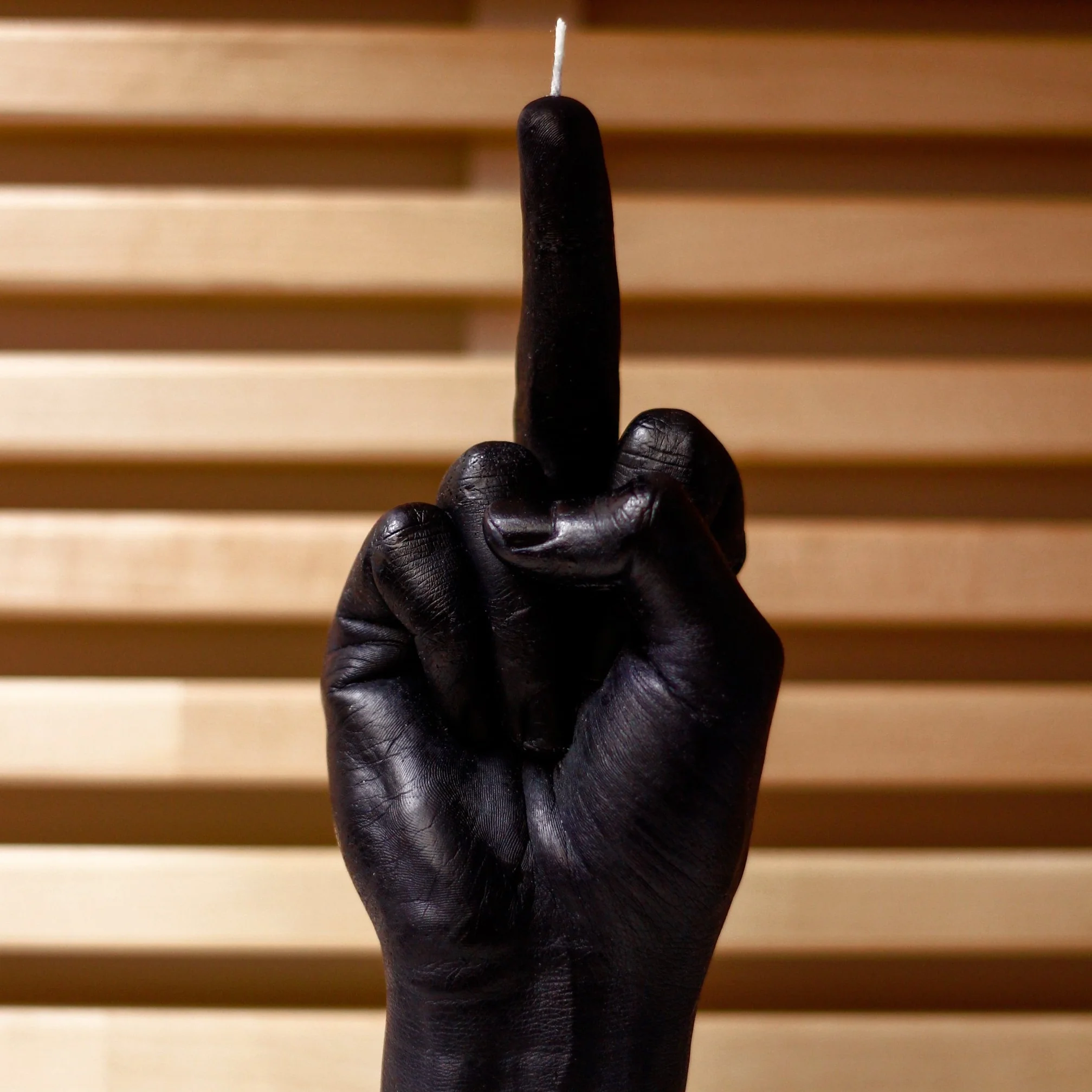 F*ck Hand Gesture Candle | Black - Image 5