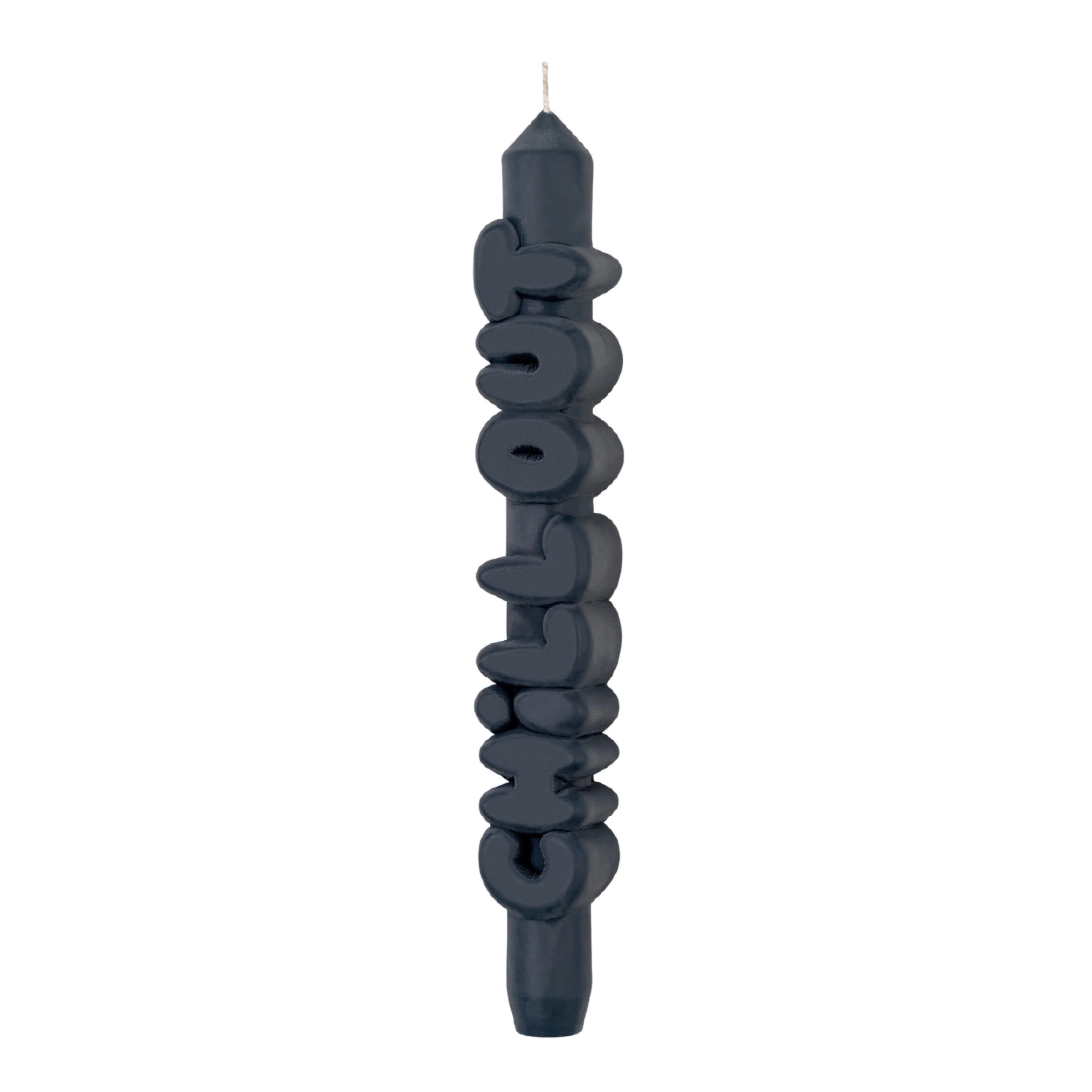 'Chill Out' Taper Candle | Black - Image 3