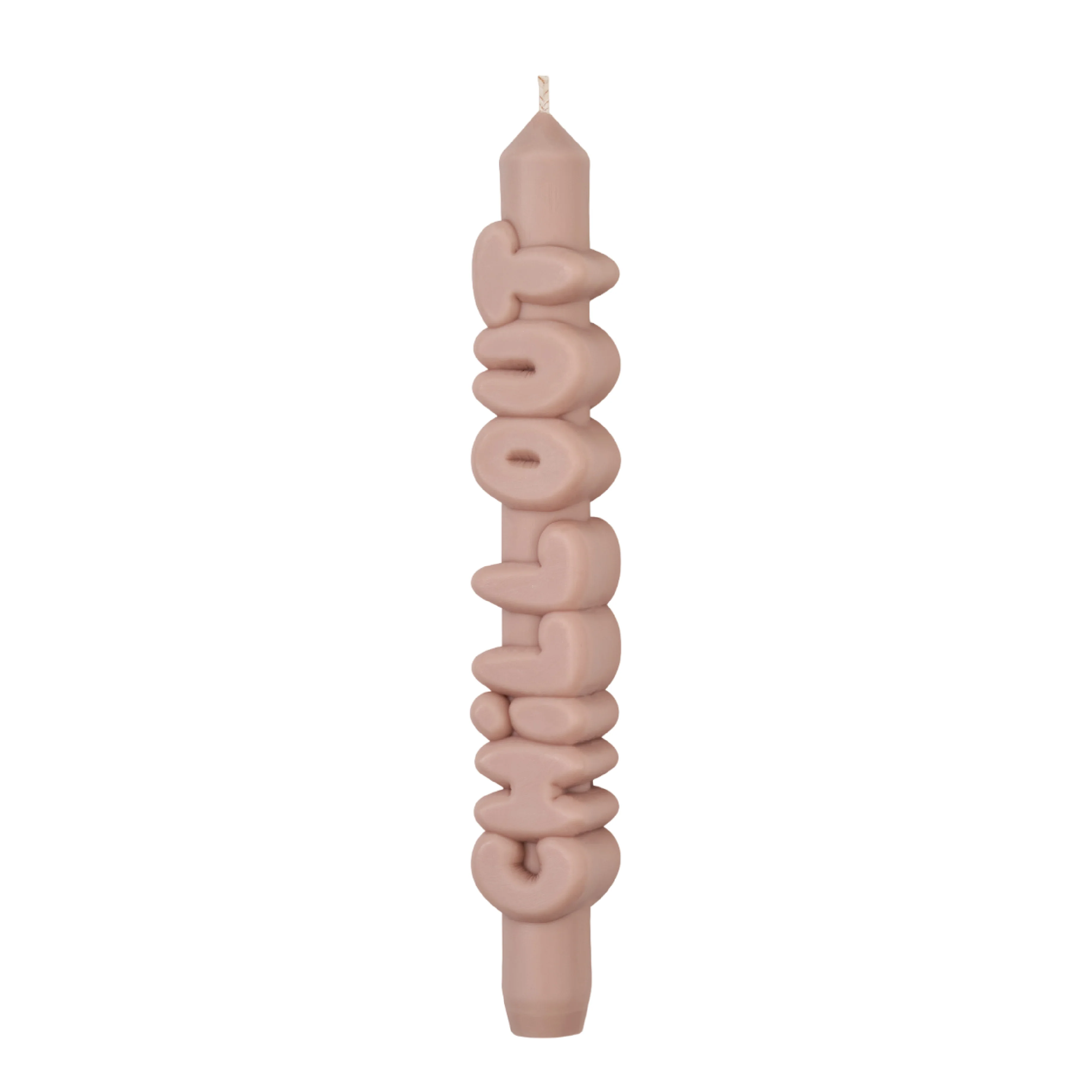 'Chill Out' Taper Candle | Cream - Image 3