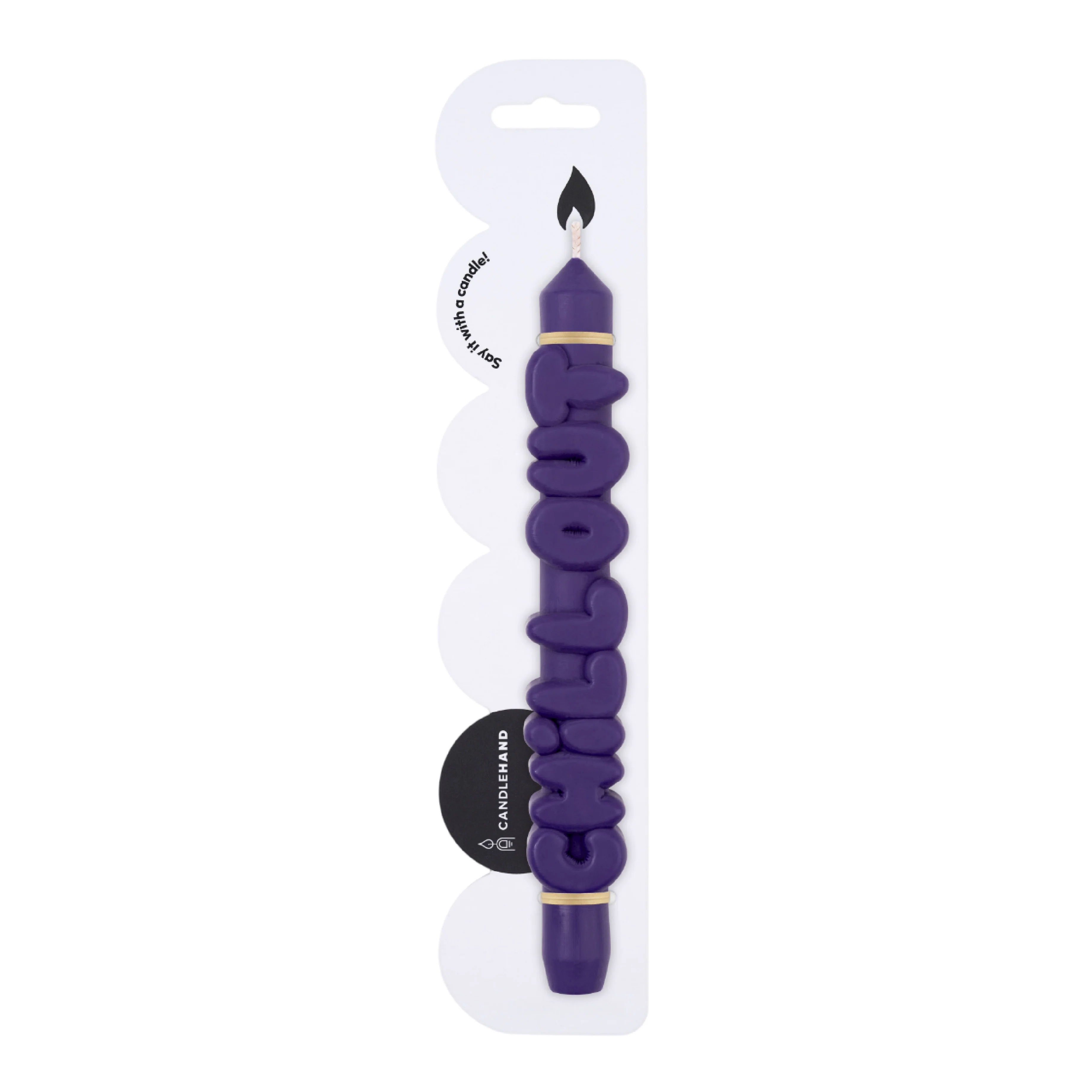 'Chill Out' Taper Candle | Indigo