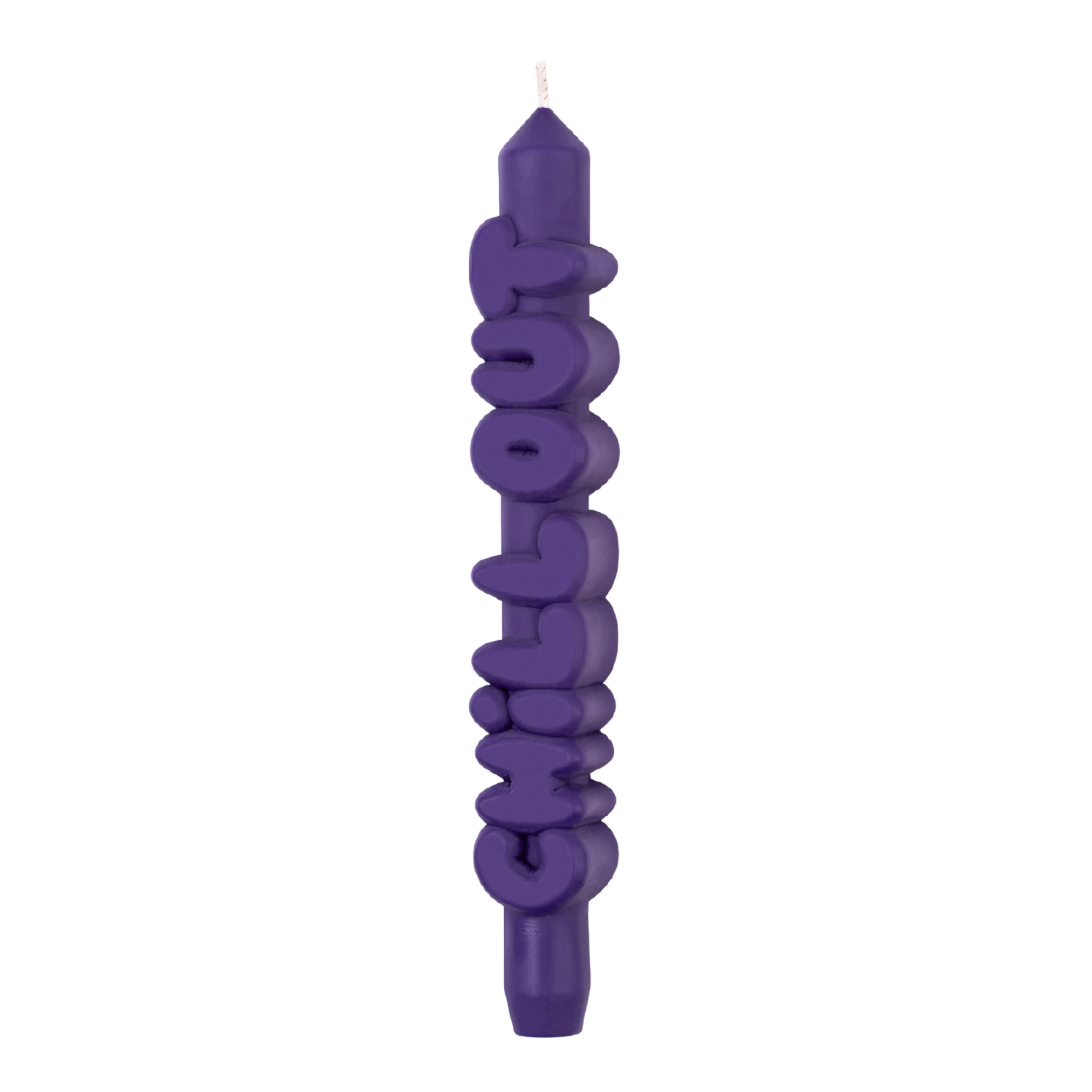 'Chill Out' Taper Candle | Indigo - Image 2