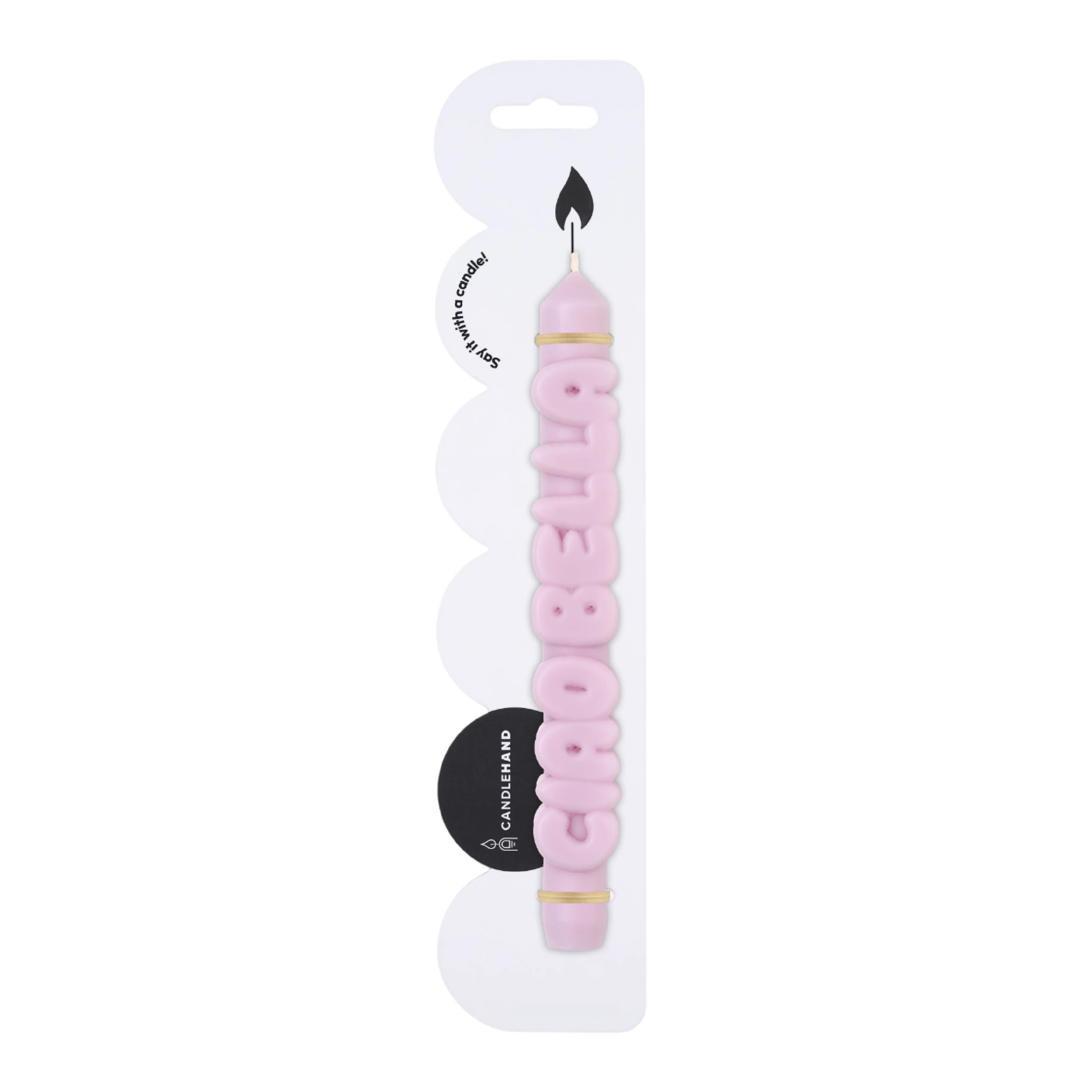'Ciao Bella' Taper Candle | Lilac