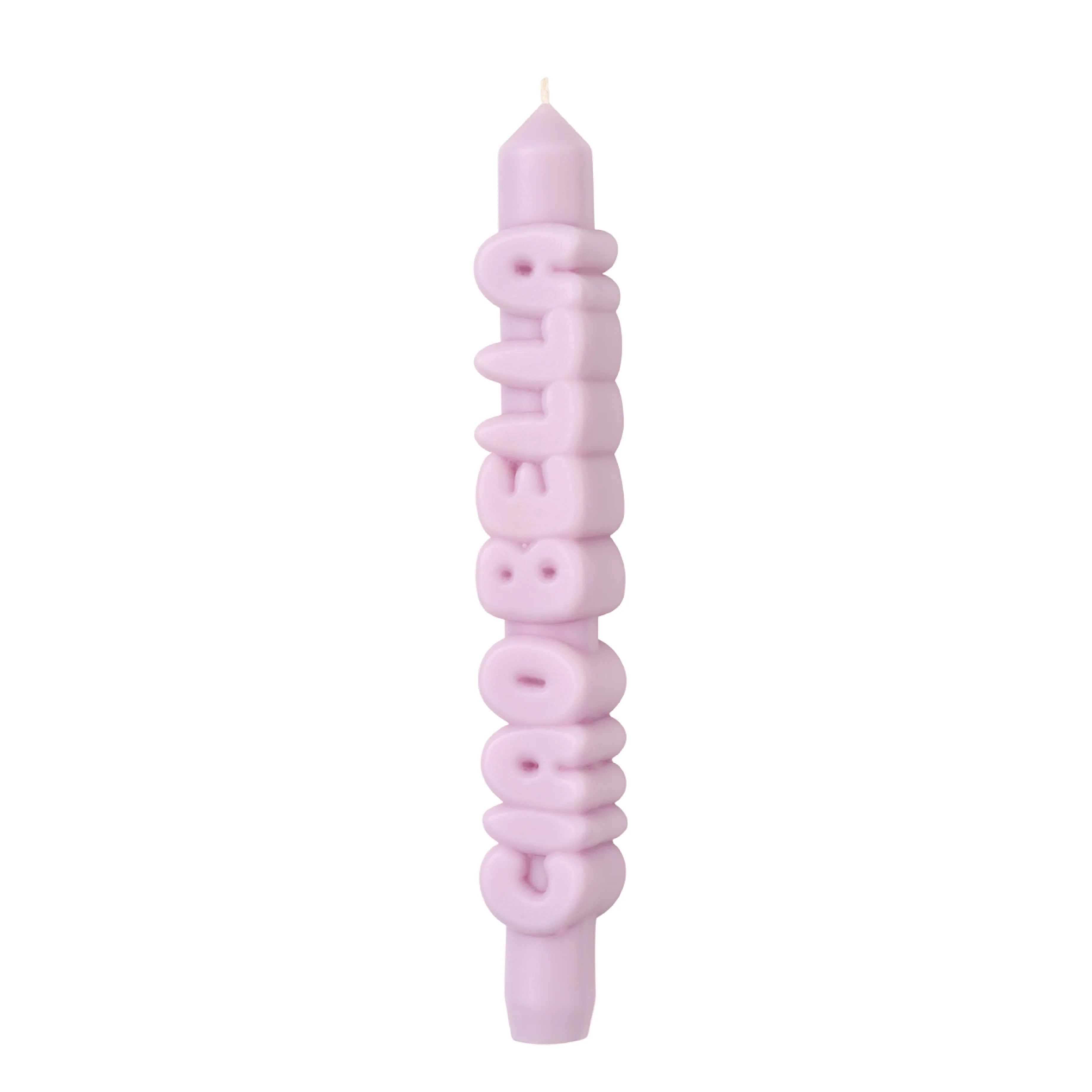 'Ciao Bella' Taper Candle | Lilac - Image 3