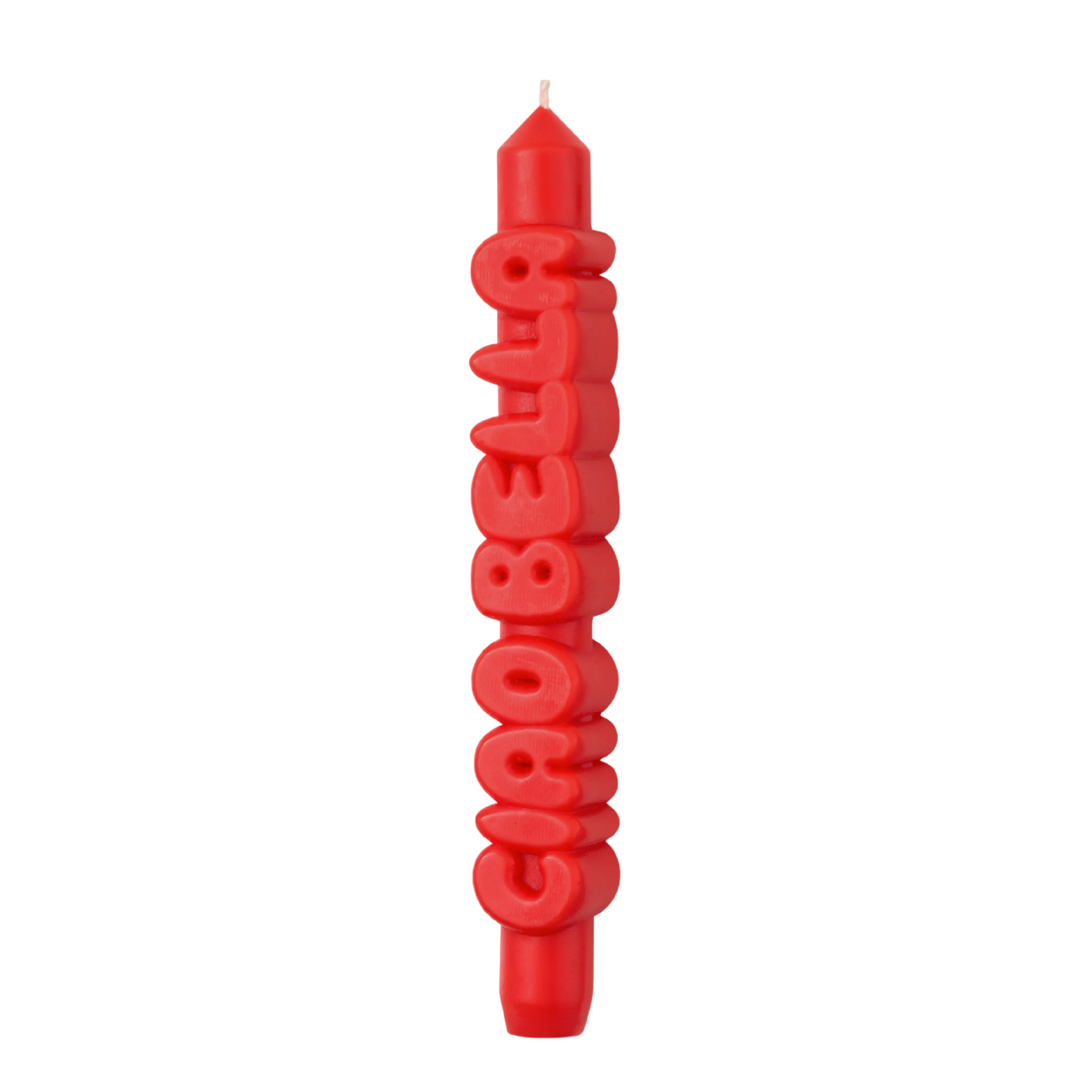 'Ciao Bella' Taper Candle | Orange - Image 3