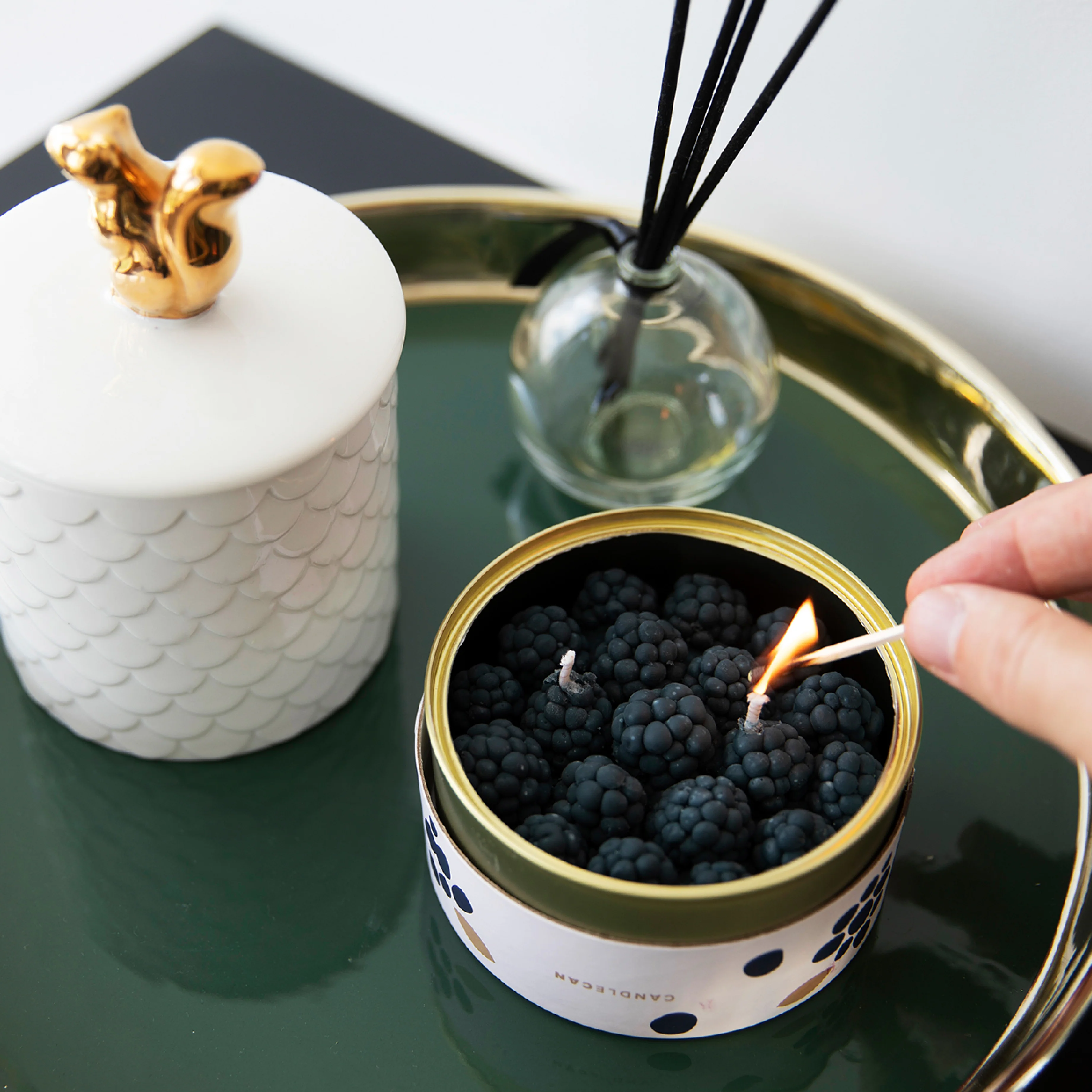 Cinnamon Blackberry CandleCan | Cinnamon Scented - Image 2