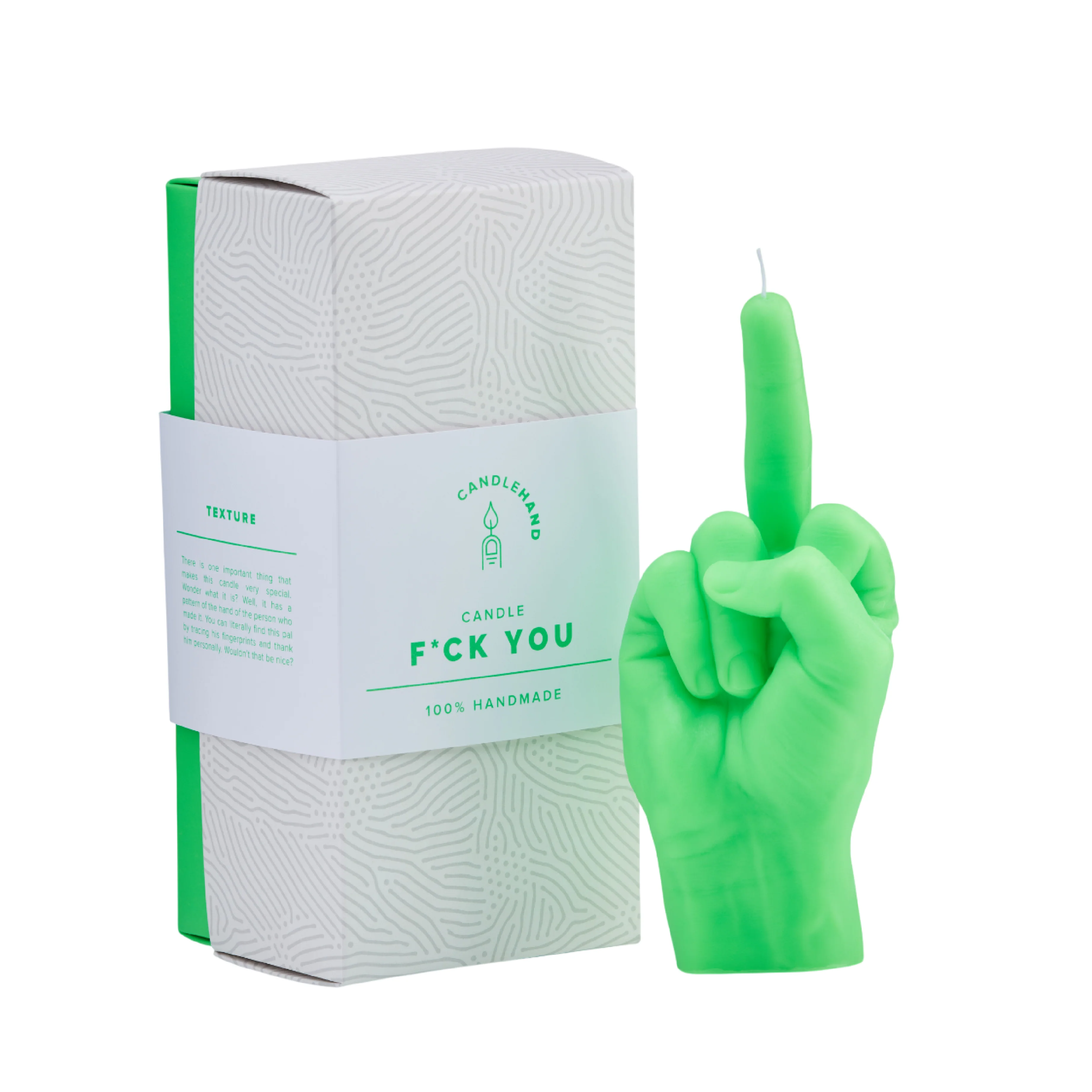 'F*ck You' Candle | Neon Green