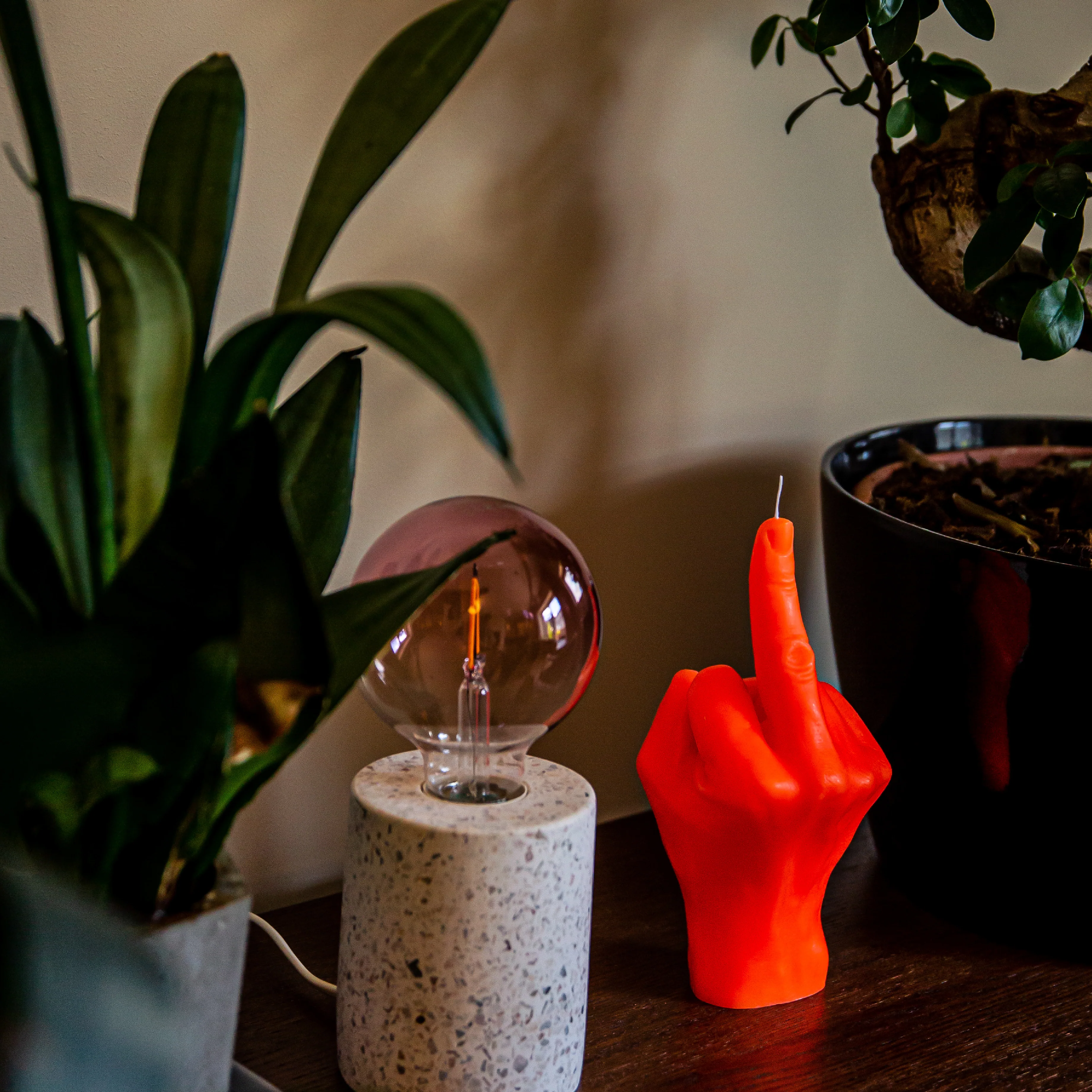 'F*ck You' Candle | Neon Orange - Image 3