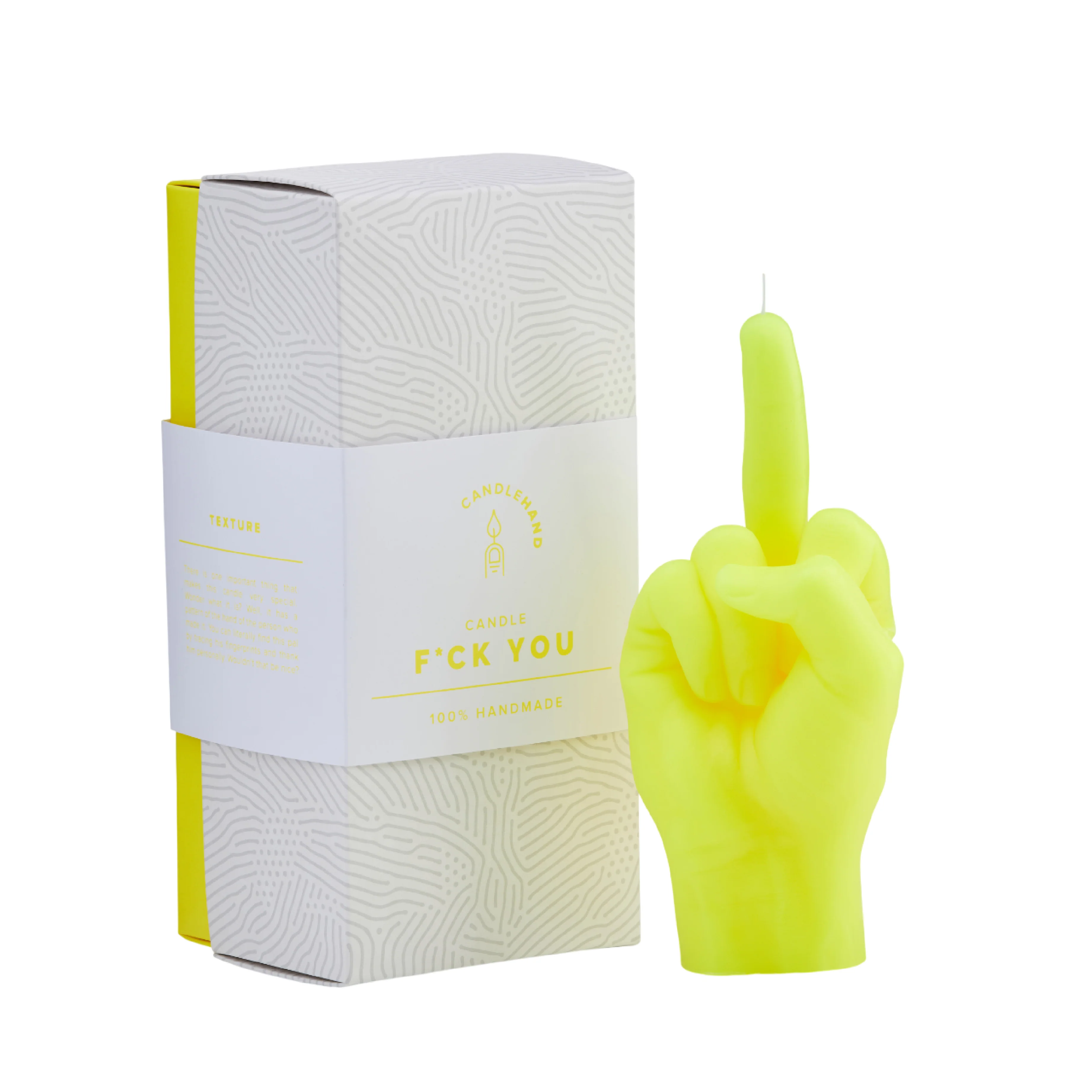 'F*ck You' Candle | Neon Yellow