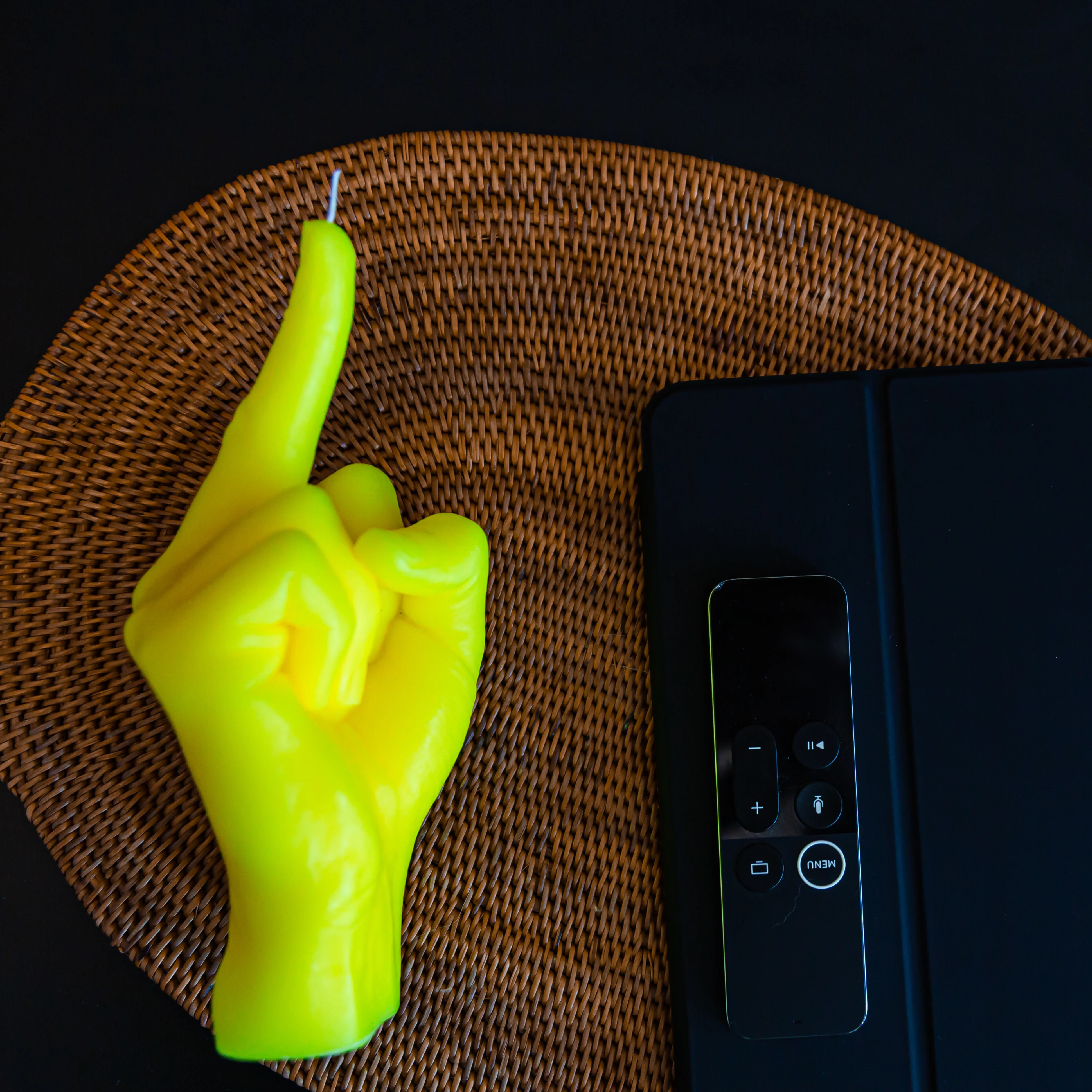'F*ck You' Candle | Neon Yellow - Image 3
