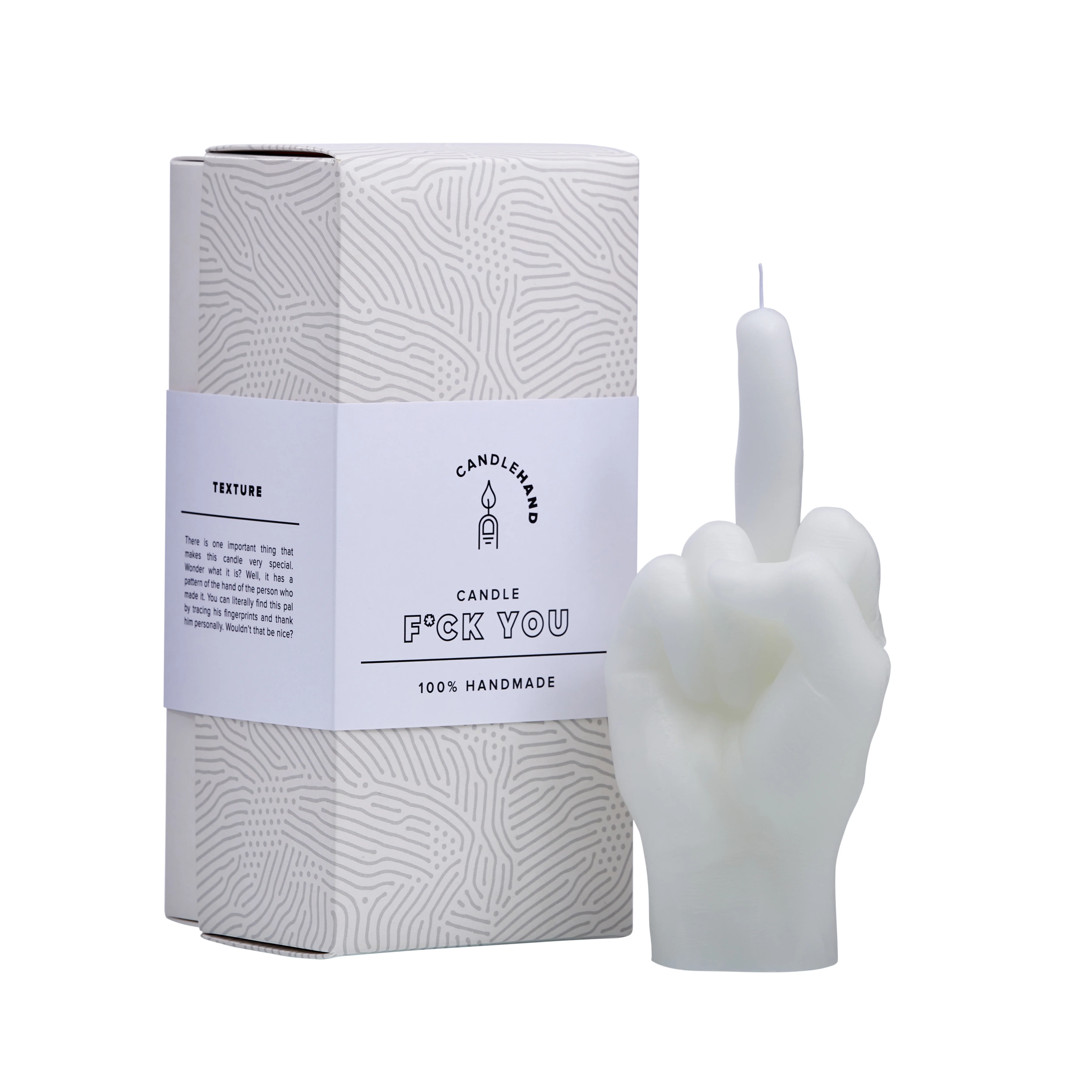 'F*ck You' Candle | White