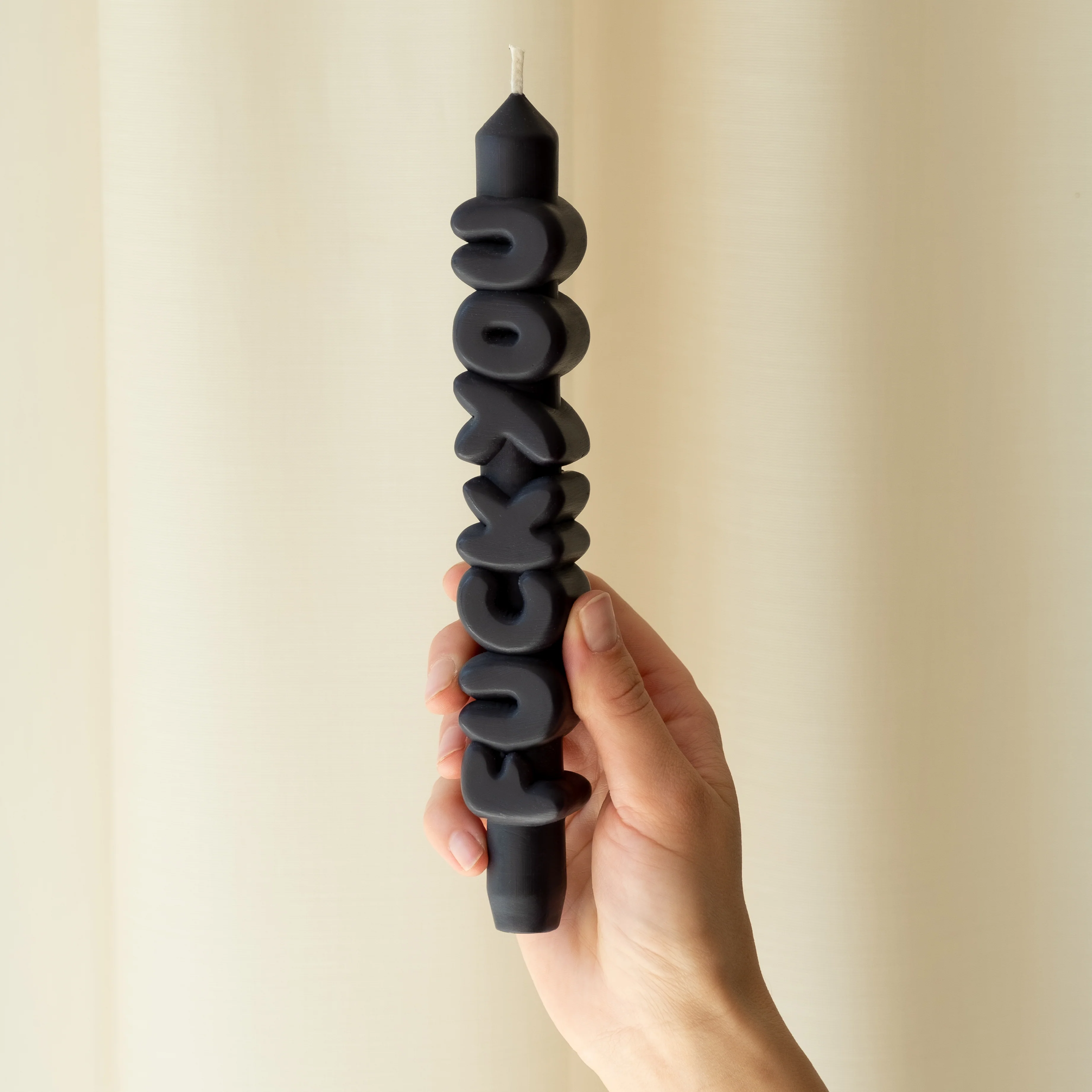 'F*ck You' Taper Candle | Black - Image 2
